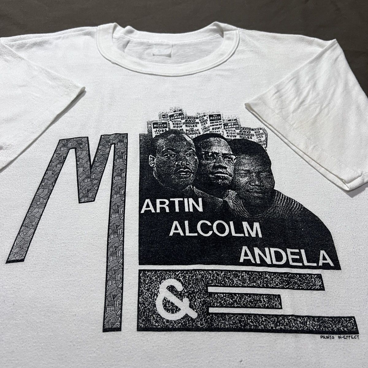 Vintage Vintage 90s Malcolm X MLK Nelson Mandela black history XL Size US XL / EU 56 / 4 - 4 Thumbnail