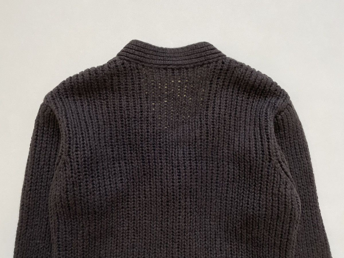 Dries Van Noten Brown Chunky Knit Merino Wool Cardigan Size US M / EU 48-50 / 2 - 13 Thumbnail