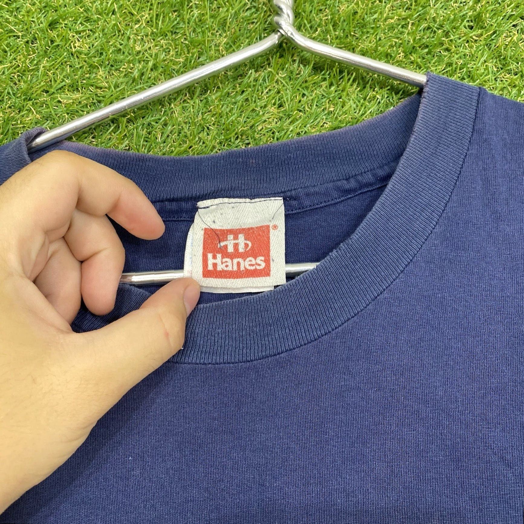 Logo Athletic VINTAGE Logo Athletic Shirt Mens XL 1990s 90s Dallas Cowboys Graphic Tee Blue Cotton Short Sleeve Crew Neck Logo Football Cowboys Mens Size US XL / EU 56 / 4 - 5 Thumbnail