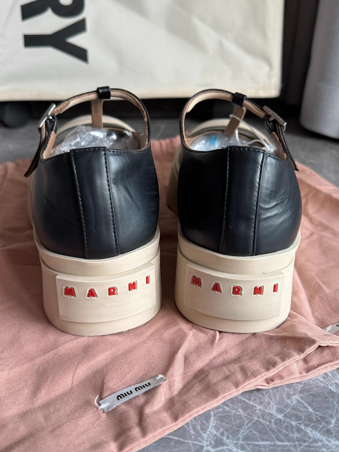 Marni Marni Pablo Platform Mary Jane Chunky Shoes K6 Size US 8 / IT 38 - 4 Thumbnail