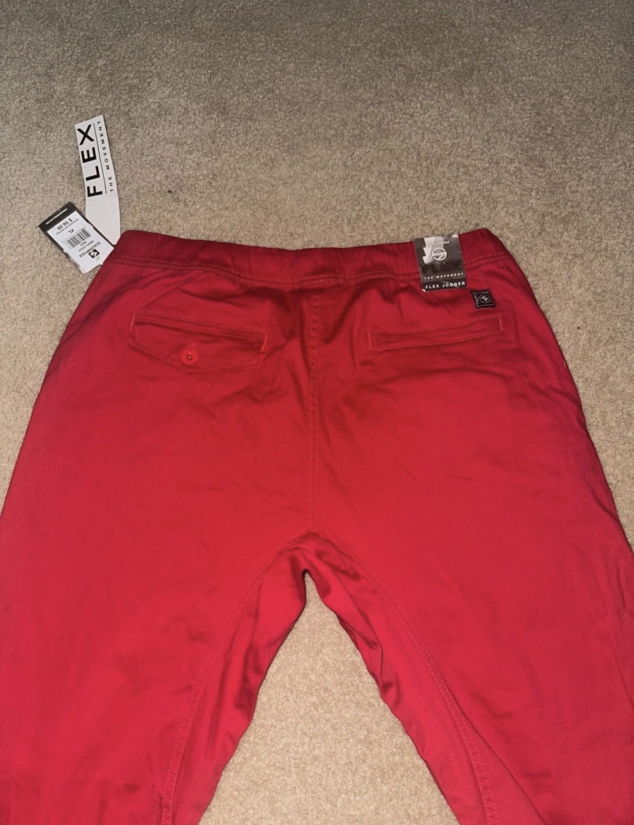 Southpole FLEX Movement red cargo pants Size US 38 / EU 54 - 3 Thumbnail