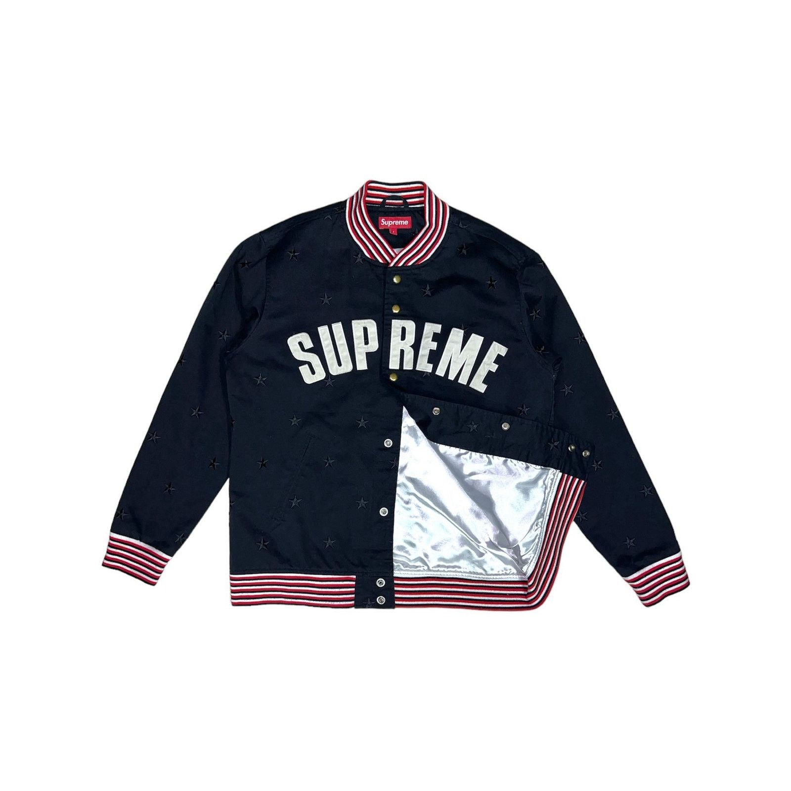 Supreme Supreme 2008 Starter Embroidered Star Arc Varsity Jacket Size US L / EU 52-54 / 3 - 2 Thumbnail