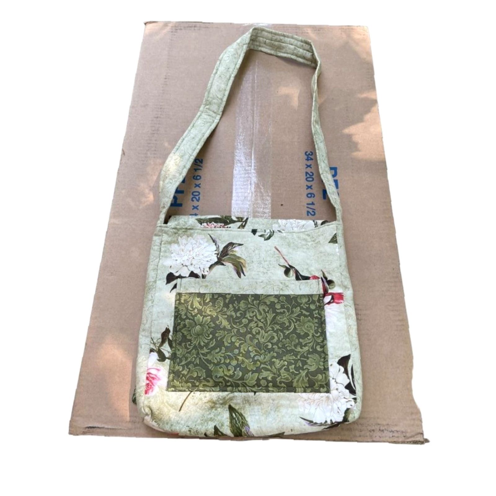 Vintage VINTAGE Handmade Floral Tote Handbag Set Size ONE SIZE - 2 Thumbnail