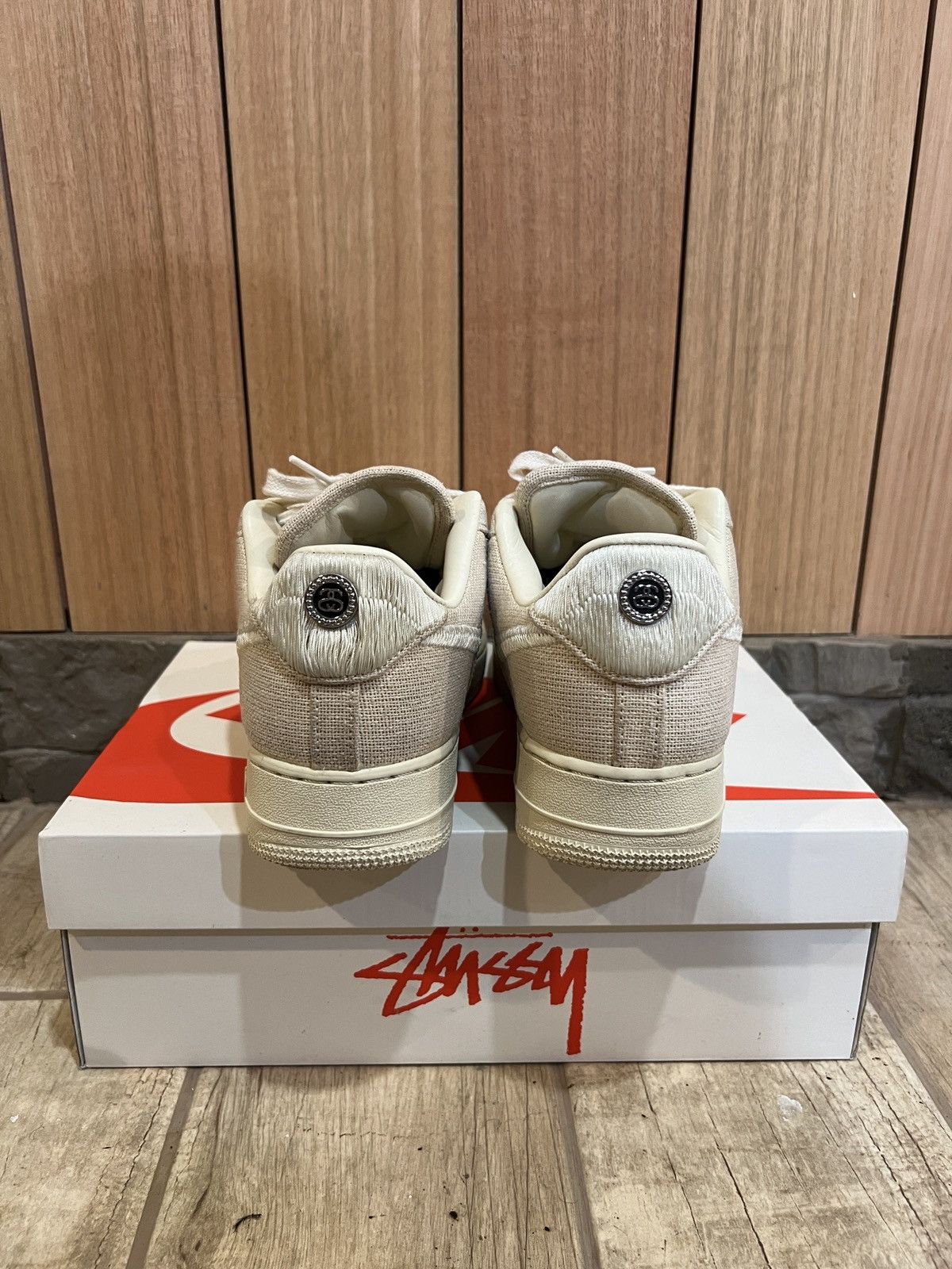 Nike × Stussy Nike Stussy Low AF1 Size US 10.5 / EU 43-44 - 4 Thumbnail