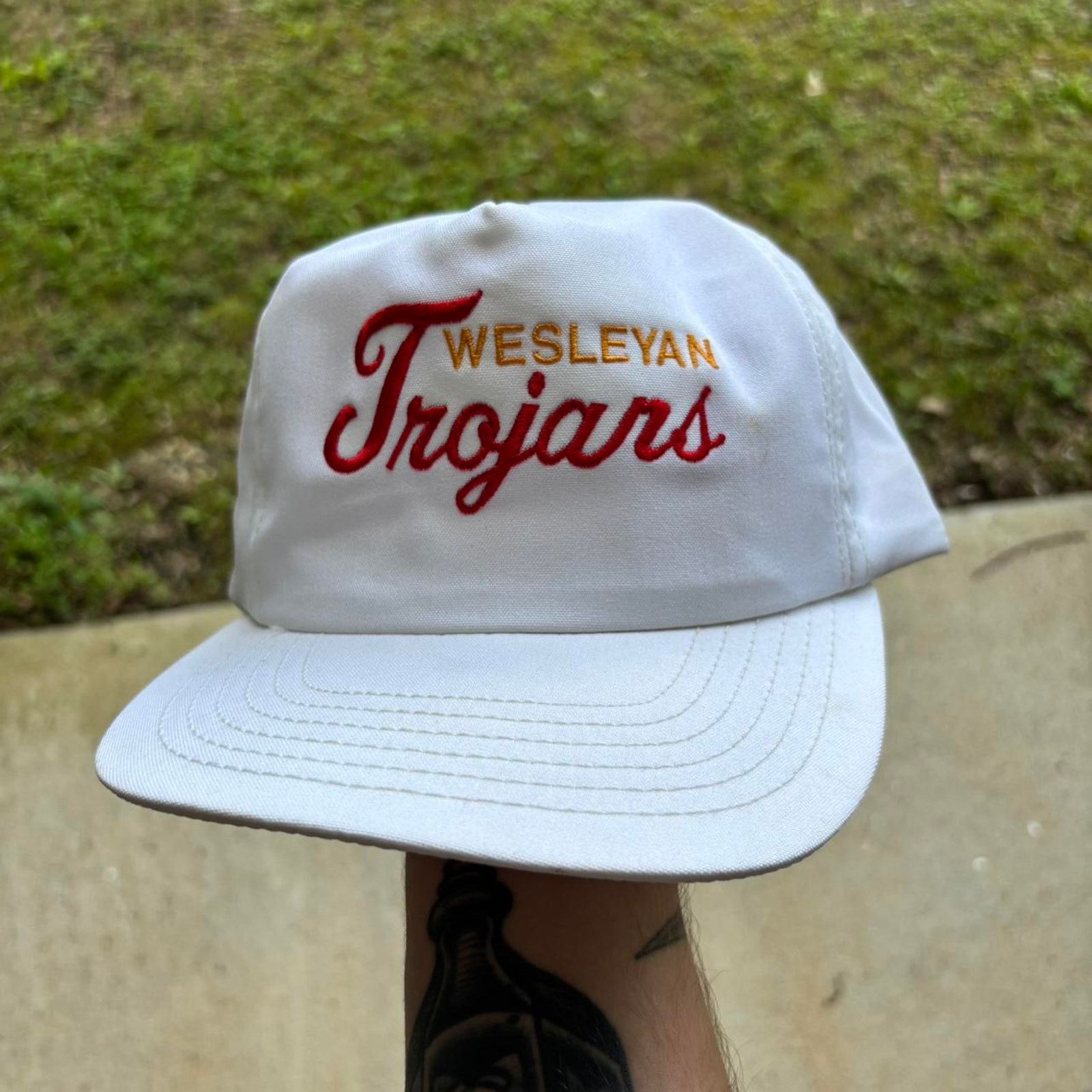 American Retro × Japanese Brand × Vintage Vintage 70s Embroidered Sports Hat Size ONE SIZE - 1 Thumbnail