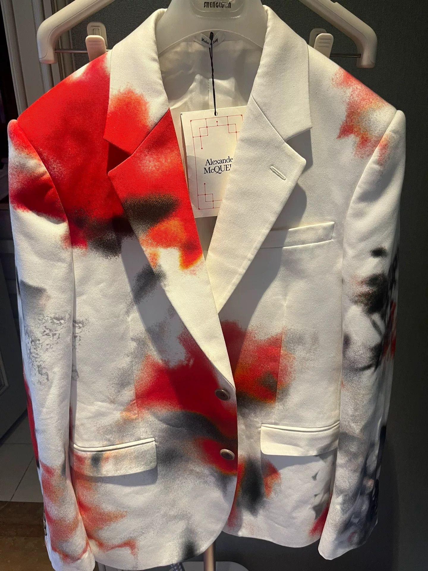 Alexander McQueen Alexander McQueen Abstract Print Suit Set Size US M / EU 48-50 / 2 - 2 Thumbnail