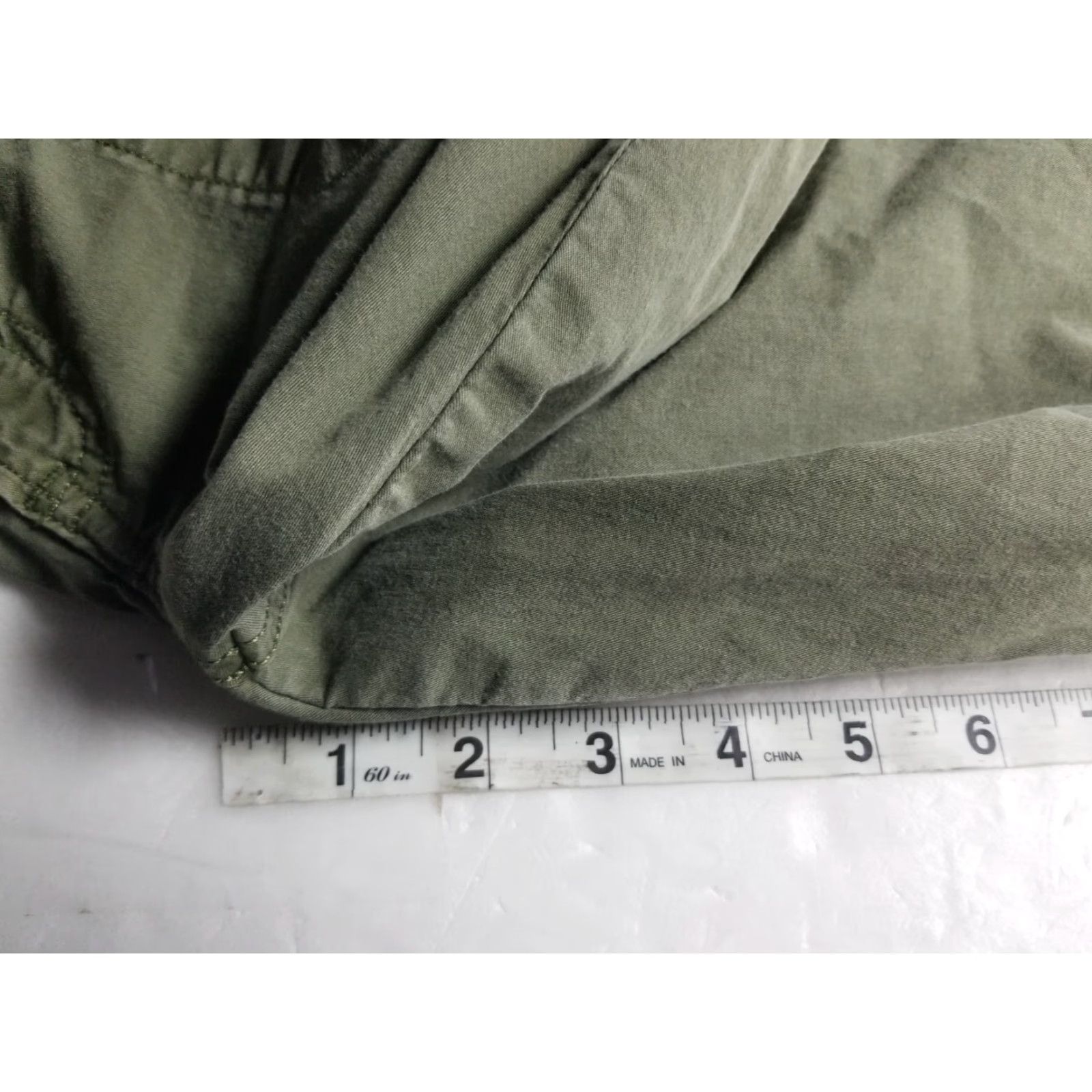 Lucky Brand Lucky Brand Jeans Women 2/26 Army Green Straight Stretch 5-Pocket Denim Inseam 28 in Size 26" / US 2 / IT 38 - 5 Thumbnail