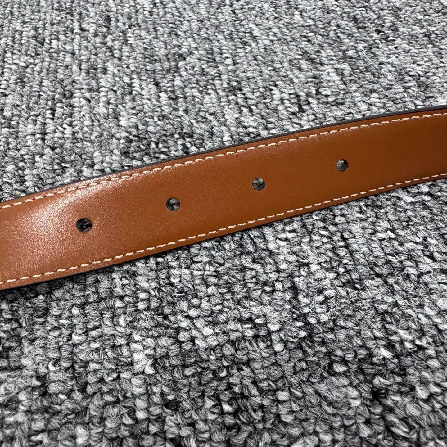 Celine Celine Triomphe Brown Belt Gold Buckle 99 New 80 Size ONE SIZE - 5 Thumbnail