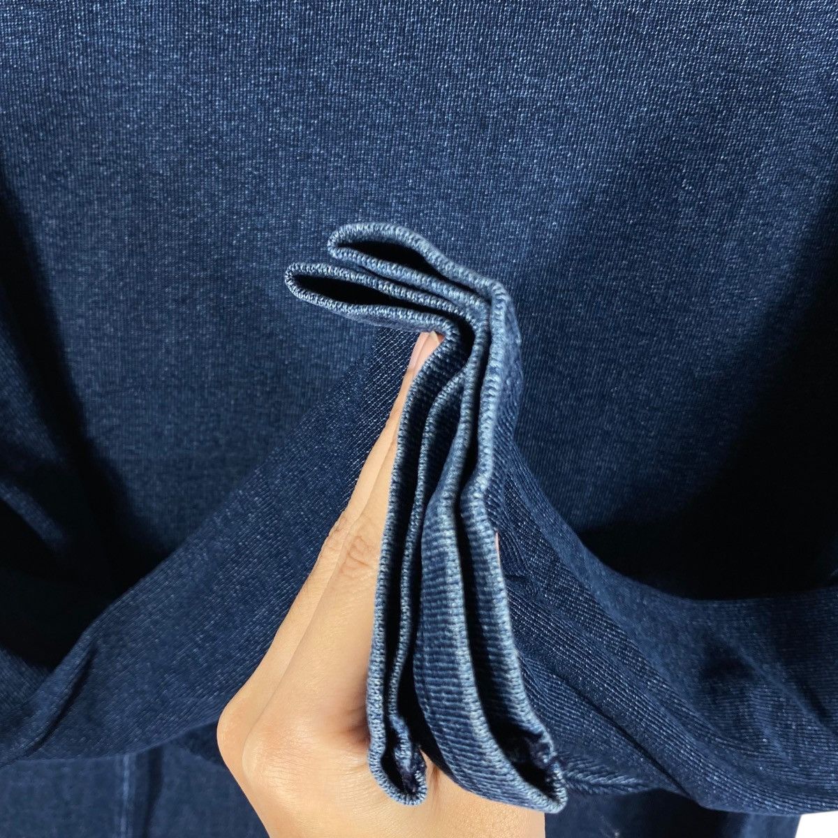 Eternal × Japanese Brand Concept By ETERNAL Natural Indigo Dyed Longsleeve Tee Shirt Size US M / EU 48-50 / 2 - 2 Thumbnail