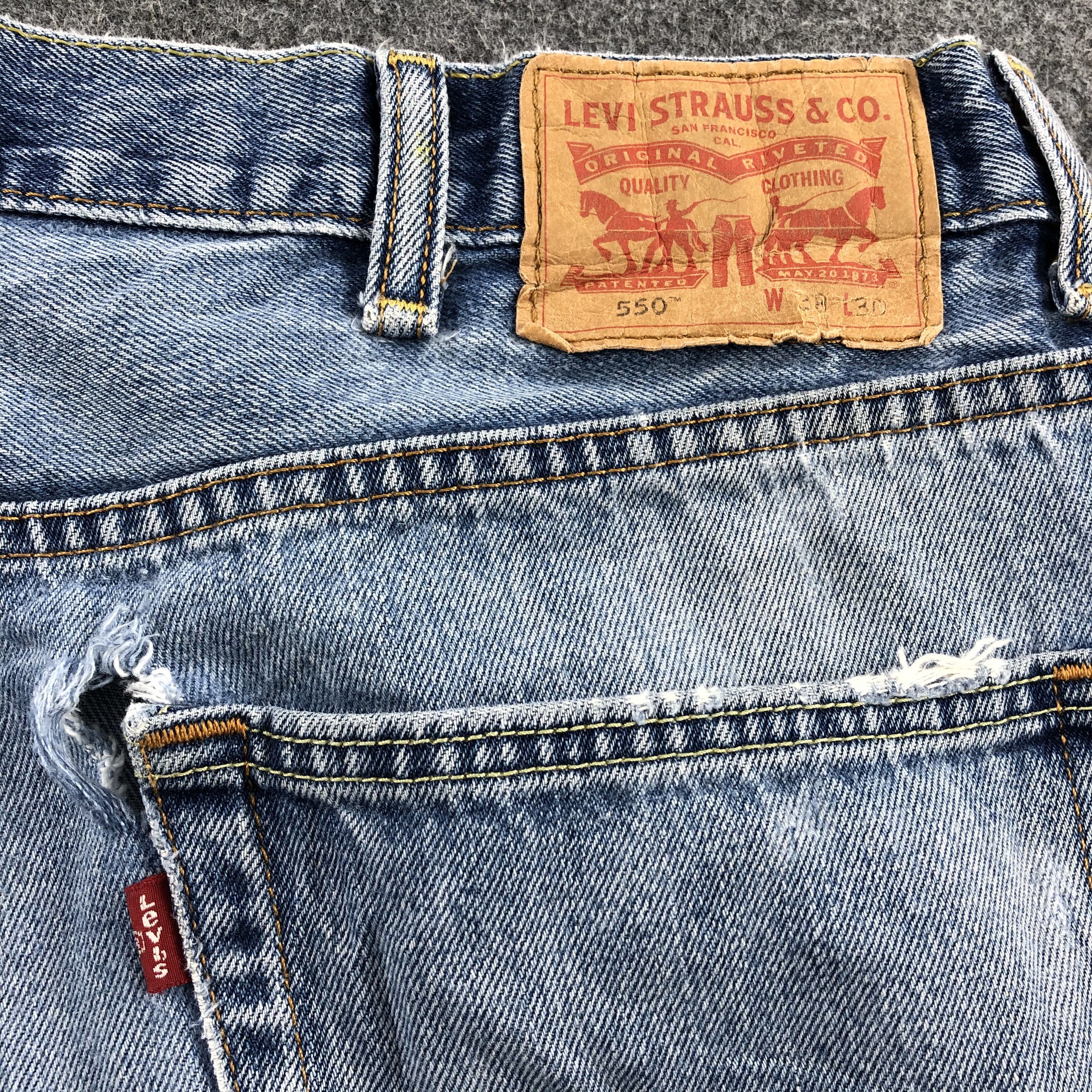 Levi's × Vintage Vintage Blue Wash Levis 550 Jeans-JM1455 Size US 38 / EU 54 - 6 Thumbnail