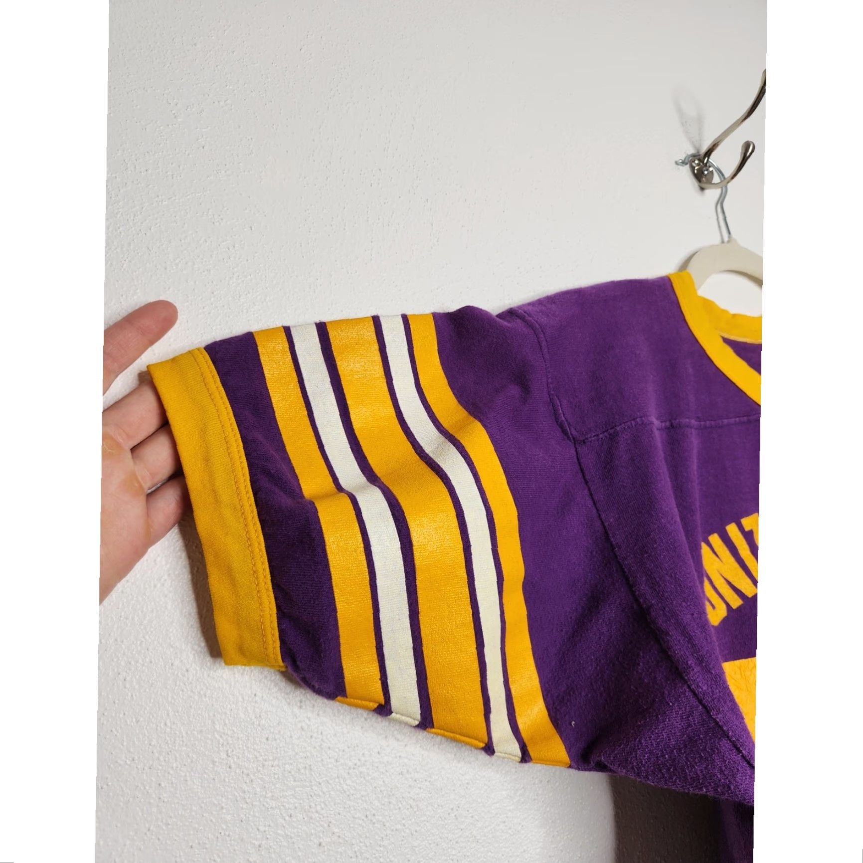 Russell Athletic VINTAGE Russell Athletic United Tugs Purple Double Sided Jersey Shirt Large Size US L / EU 52-54 / 3 - 3 Thumbnail