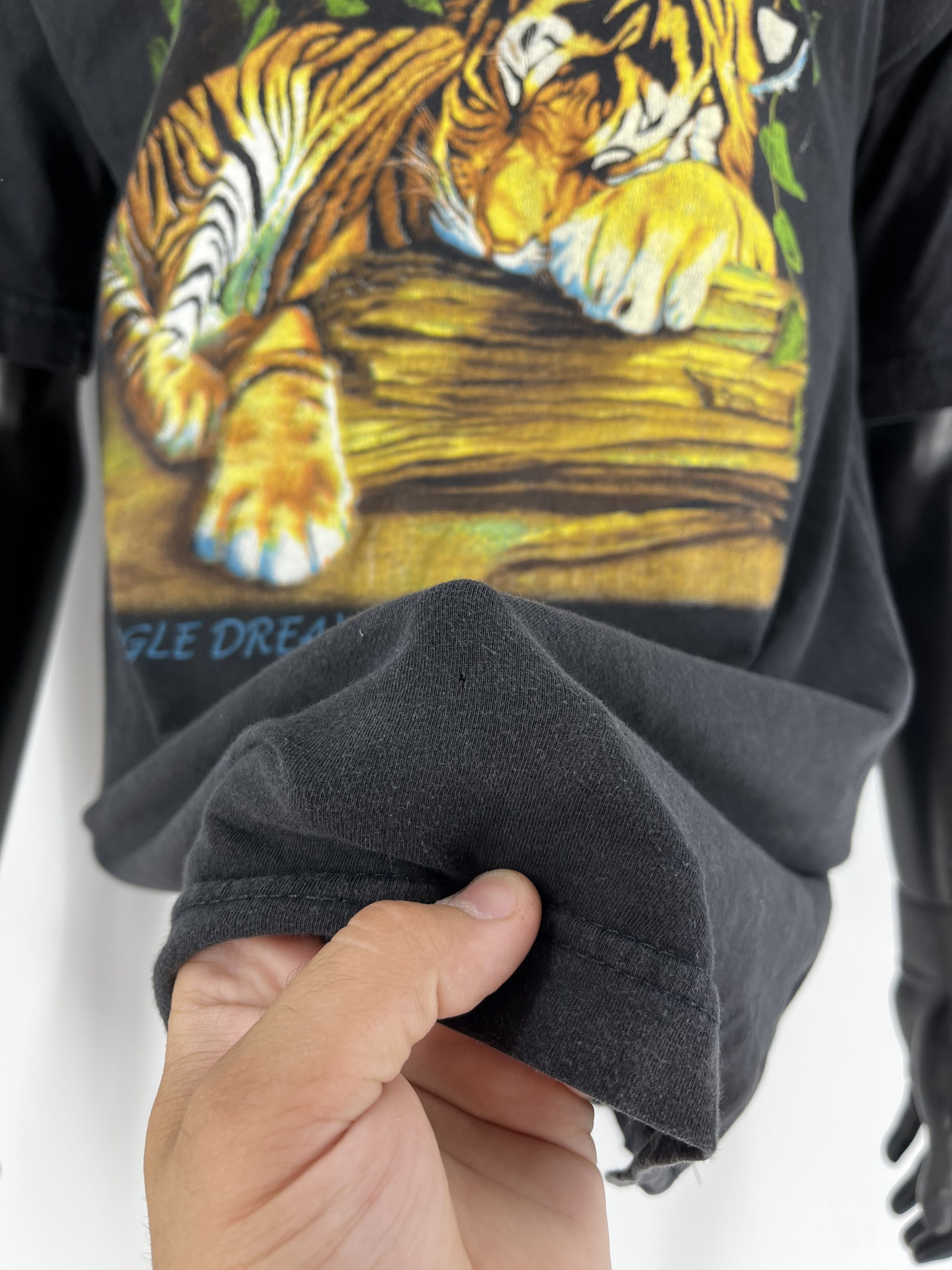 Other Vintage 90s Tiger Face Boxy Fit Tee JUNGLE DREAMS Dtsi Size US XL / EU 56 / 4 - 9 Thumbnail