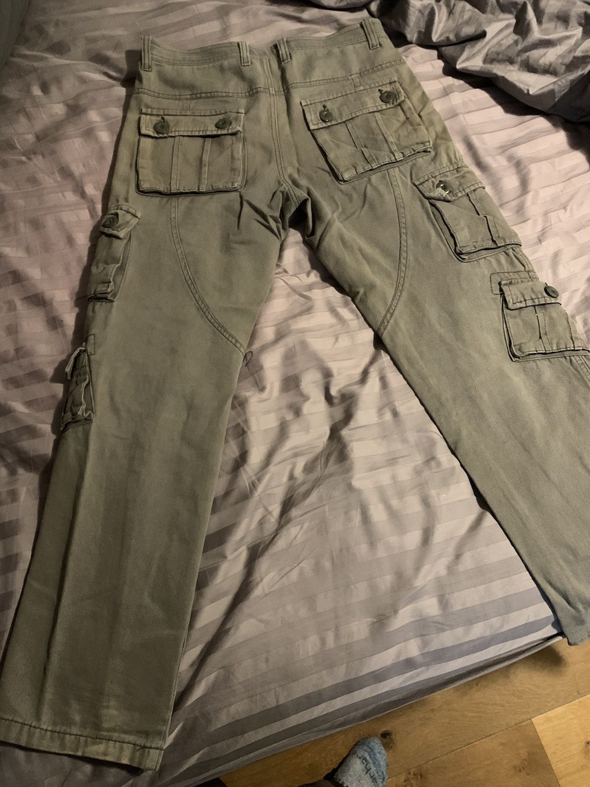 Japanese Brand Basically Gav Custom Cargo Pants Size 30 Size US 30 / EU 46 - 4 Thumbnail