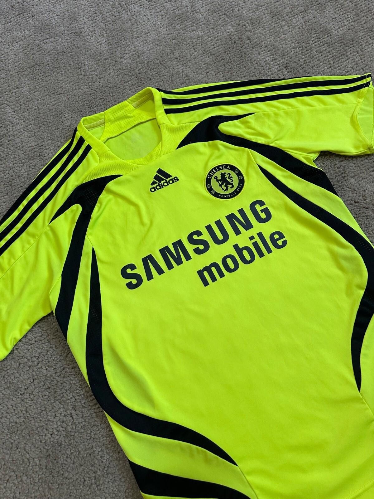 Adidas Adidas Chelsea FC Away 2007/2008 Shirt Football Jersey Neon Size US M / EU 48-50 / 2 - 3 Thumbnail