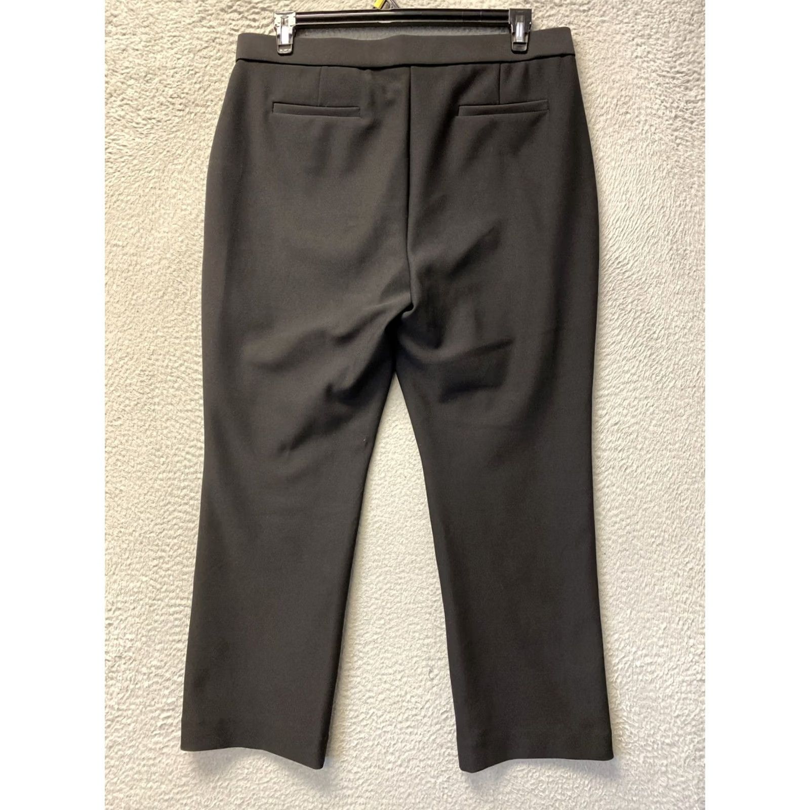 Nordstrom Nordstrom Rack Black Dress Pants Women XL Bootcut Pockets Flat Front Mid Rise Polyester Viscose Stretch Zip Dress Pants Size 40" / US 18 - 6 Thumbnail