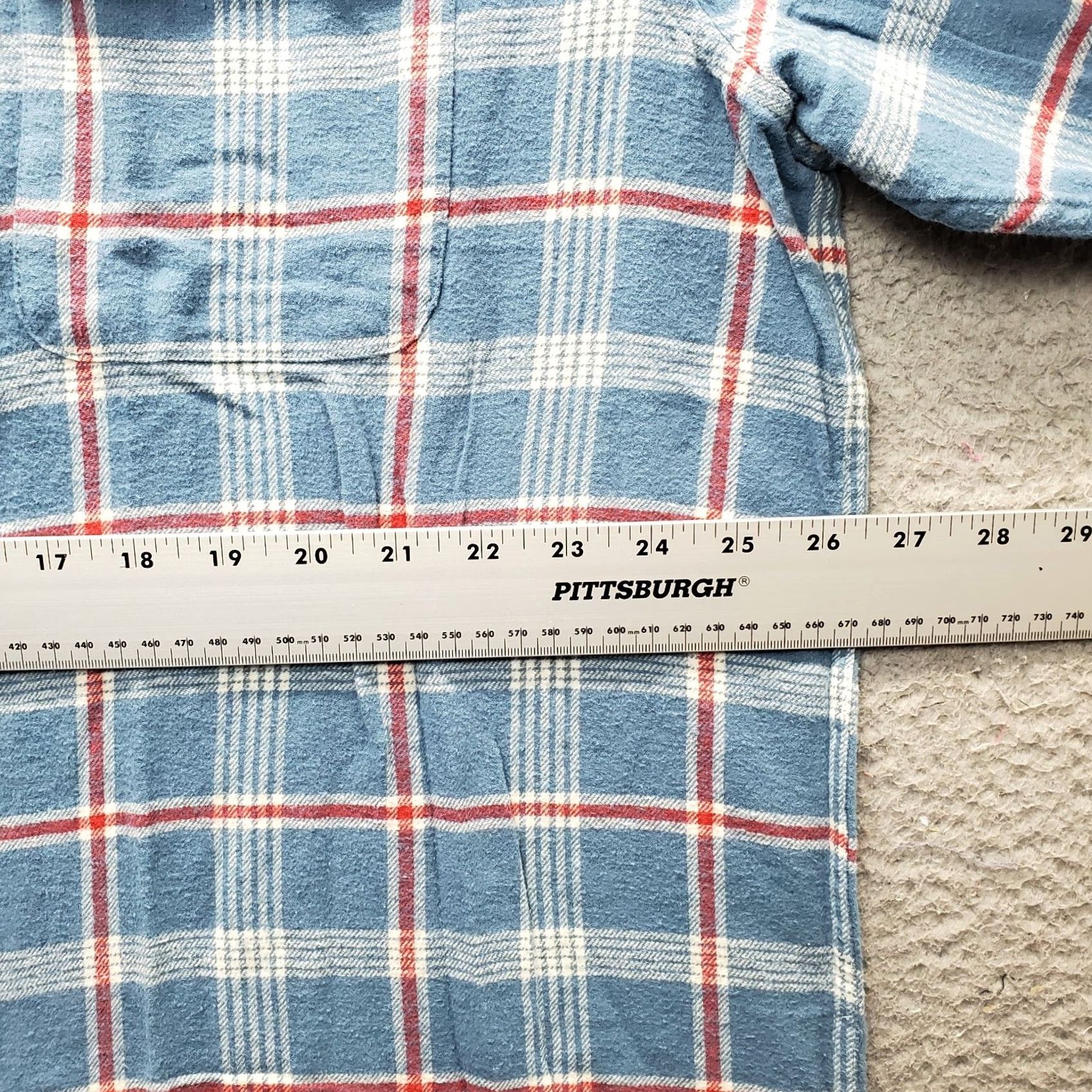 Lucky Brand Lucky Brand Flannel Shirt Mens XXL Plaid Chest Pocket Basic Fit Button-Up Shirt Size US XXL / EU 58 / 5 - 4 Thumbnail