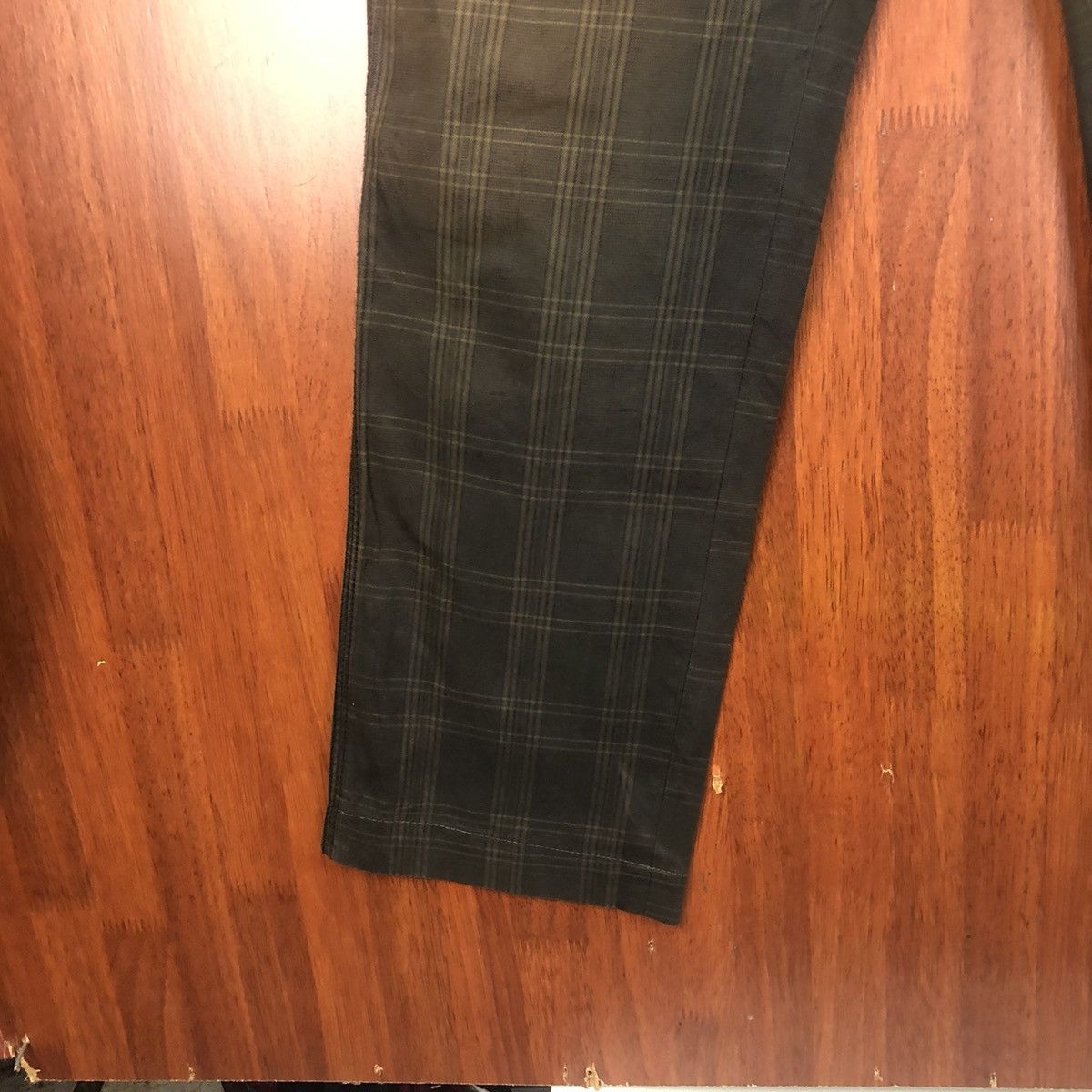 Japanese Brand Checkerd Dark Brown Casual Pants #7510 Size US 34 / EU 50 - 9 Thumbnail