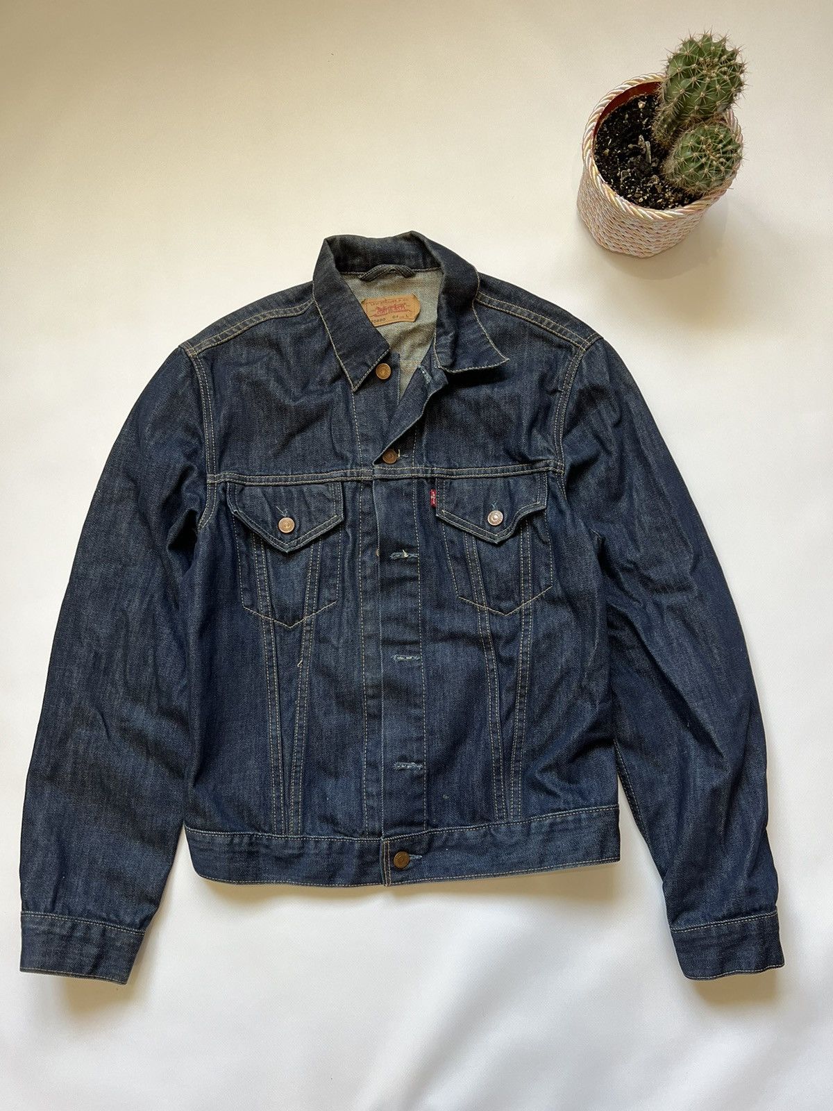 Vintage 90's Levi's Jacket Denim Navy