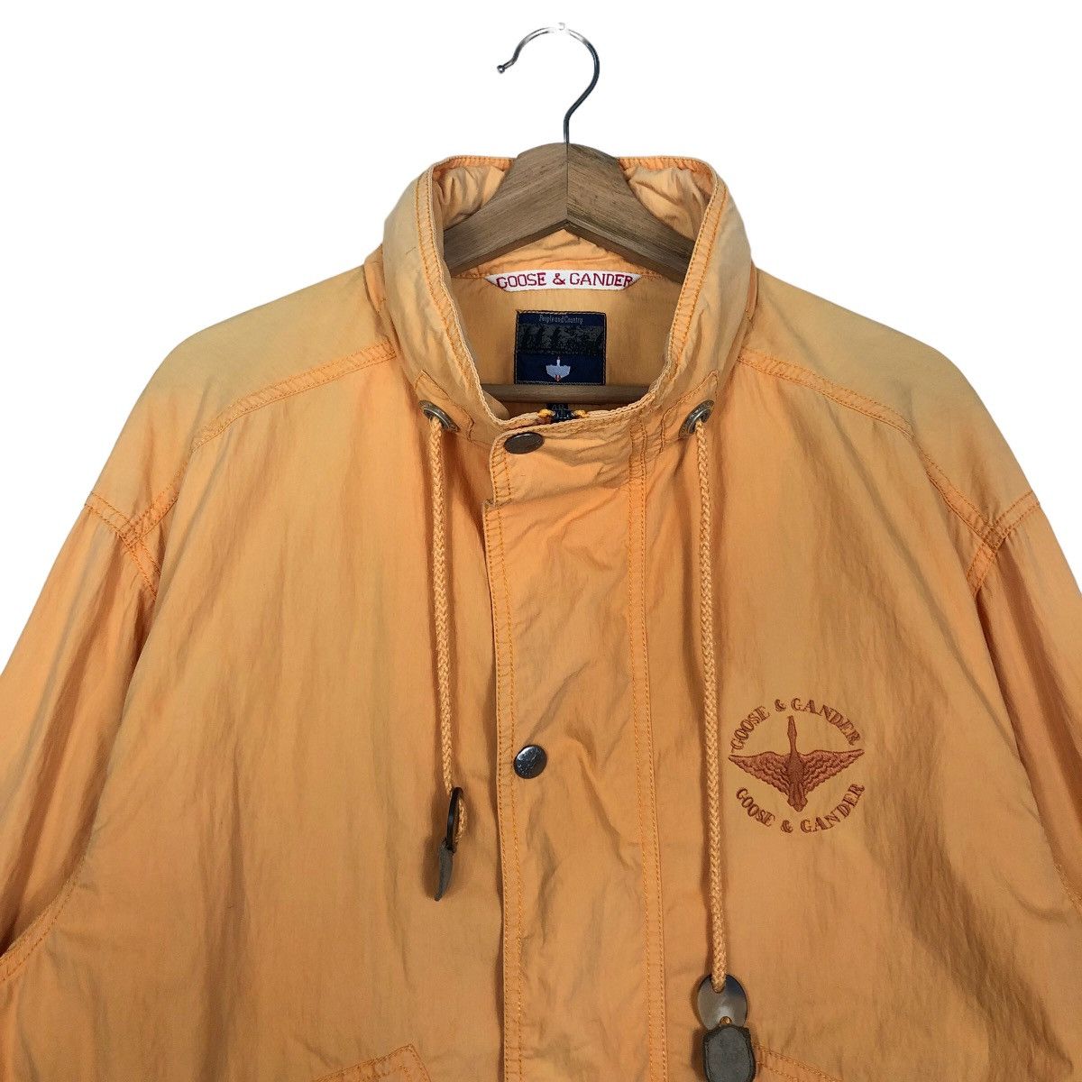 Japanese Brand 🔥90’s Vintage Bomber Jacket Parachute Design Goose & Gander Size US M / EU 48-50 / 2 - 2 Thumbnail