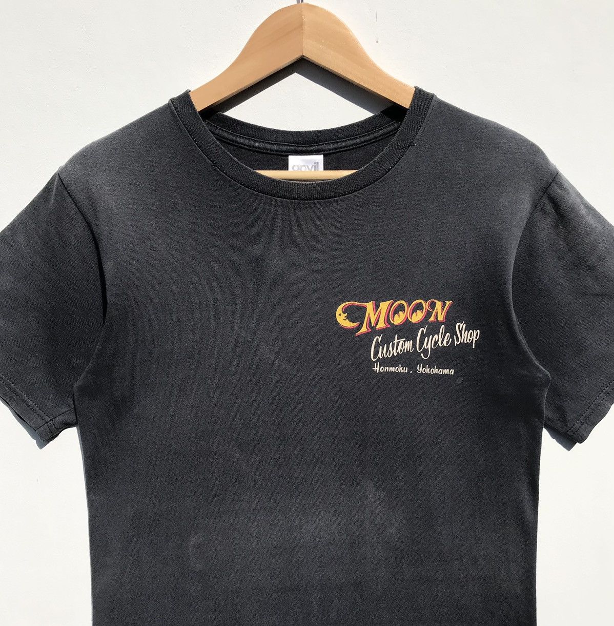 Japanese Brand Vintage Moon Eyes Custom Cycle Shop Shirt Moon Eyes Size US S / EU 44-46 / 1 - 11 Thumbnail