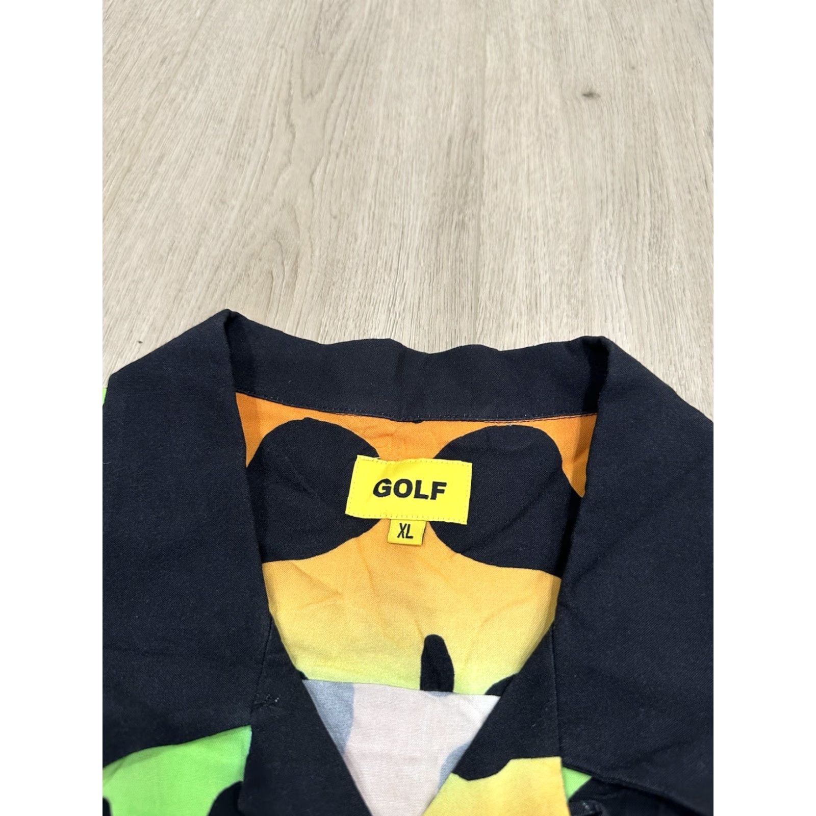 Golf Wang GOLFWANG Button Up Shirt XL Men Multicolor 100% Rayon Short Sleeve Collared Button-Up Size US XL / EU 56 / 4 - 4 Thumbnail