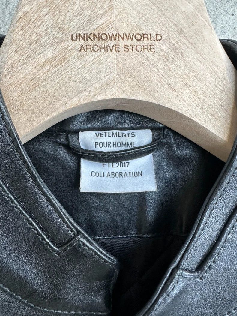 Vetements Vetements Polizei Leather Racing Jacket Size US S / EU 44-46 / 1 - 7 Thumbnail