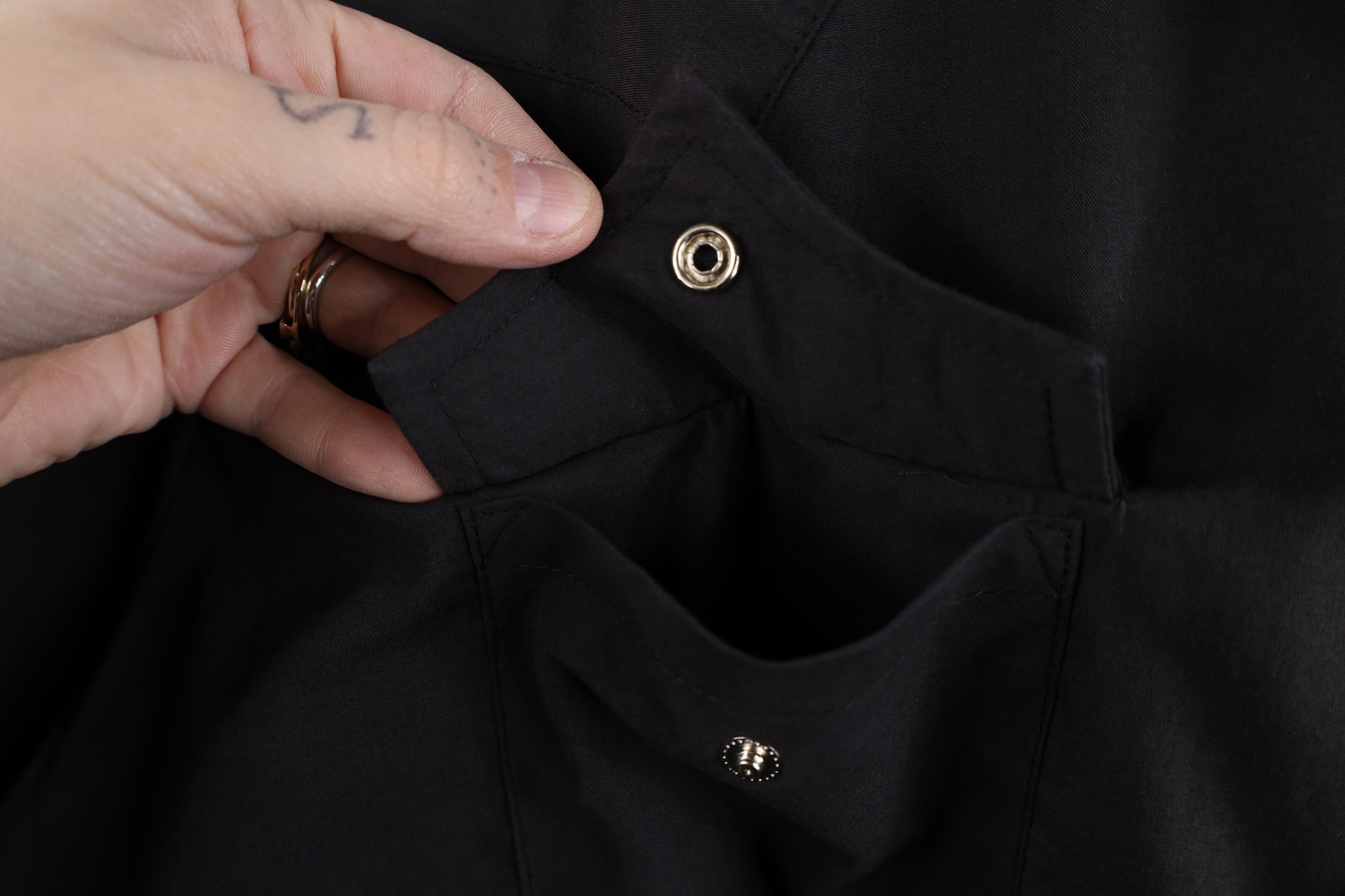 Vintage Vintage 90s Streetwear Rodeo Cowboy Button Shirt Black Size US L / EU 52-54 / 3 - 9 Thumbnail