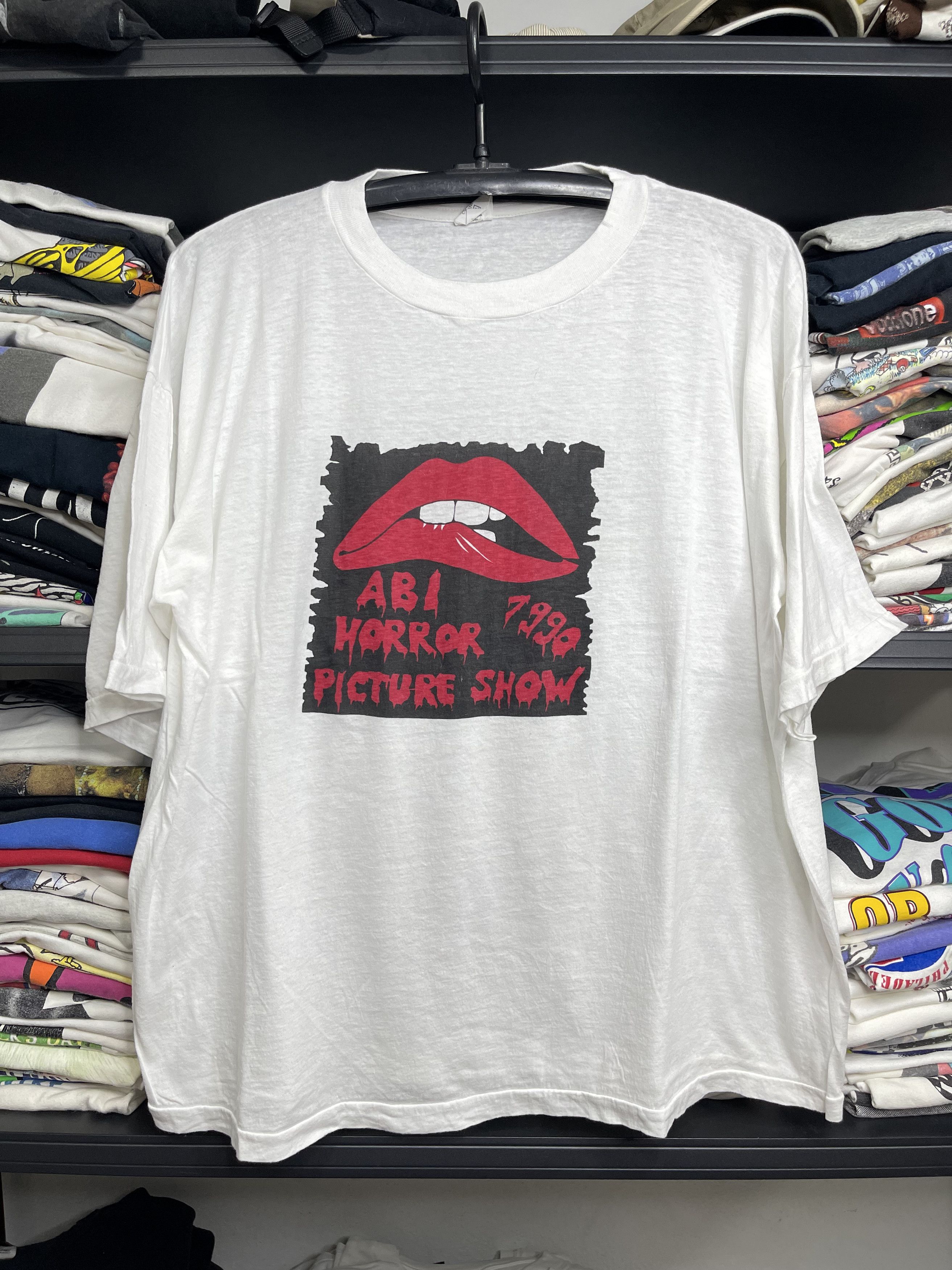 Vintage Vintage ABI HORROR PICTURE SHOW 1990 Tee Xl Boxie Size US XL / EU 56 / 4 - 1 Thumbnail