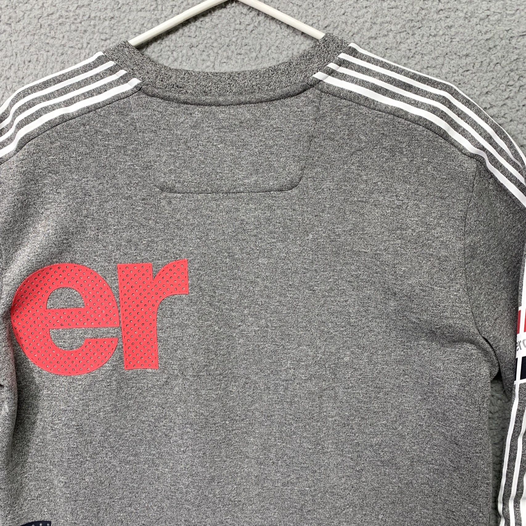 Superdry Superdry Sweatshirt Athletic Co Sport Pullover XL Gray Red White Logo Graphic Womens Size XL / US 12-14 / IT 48-50 - 5 Thumbnail