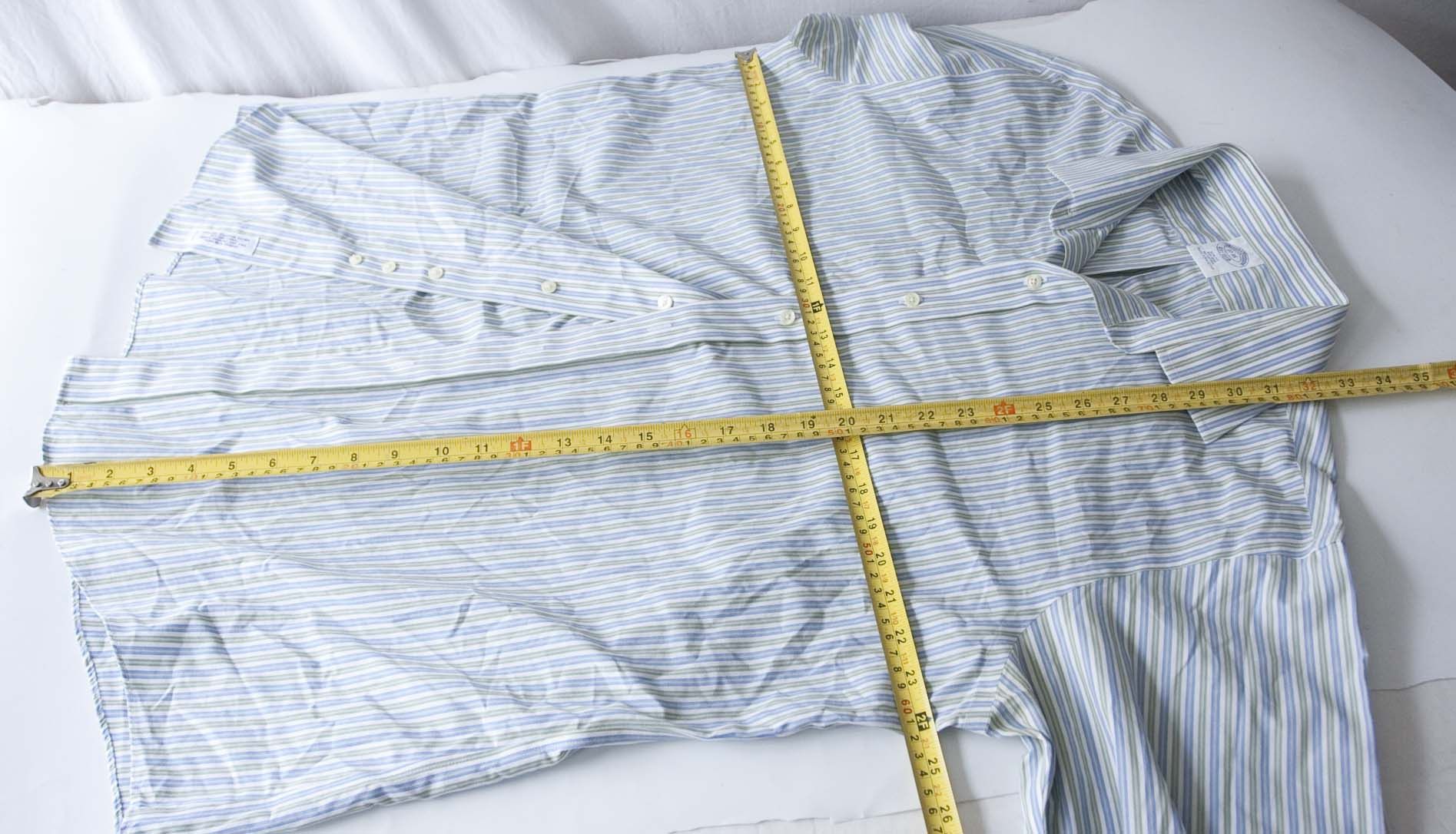 Brooks Brothers Brooks Brothers Shirt Slim Fit Size 17-35 Stripe Size US XL / EU 56 / 4 - 4 Thumbnail