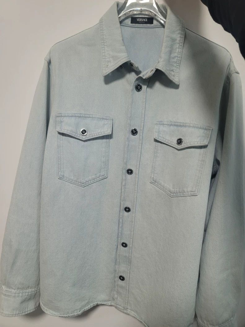 Versace Versace Men's denim jackets Size US L / EU 52-54 / 3 - 2 Thumbnail