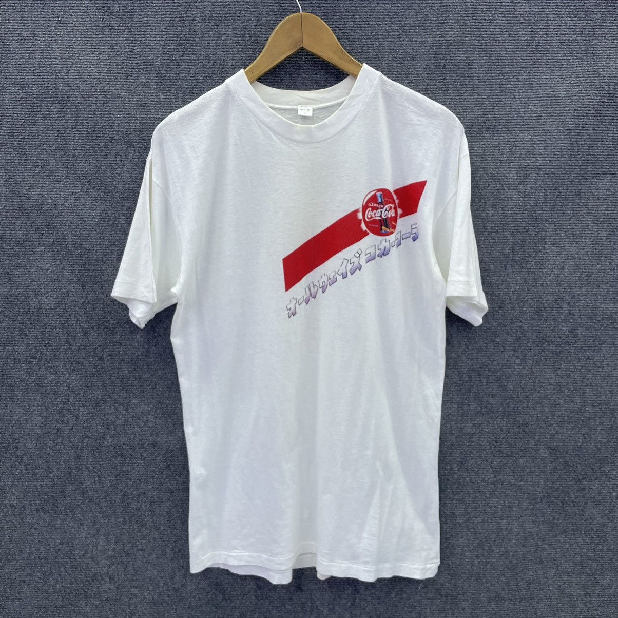Coca Cola × Vintage Vintage 1990s Coca Cola Japan Edition Promo T Shirt Size US L / EU 52-54 / 3 - 1 Thumbnail