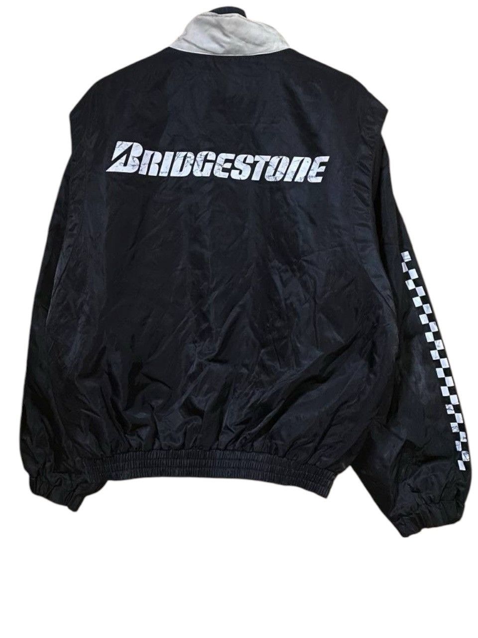 Vintage Vintage 90s Bridgestone Racing Bomber Jacket Size US L / EU 52-54 / 3 - 2 Thumbnail