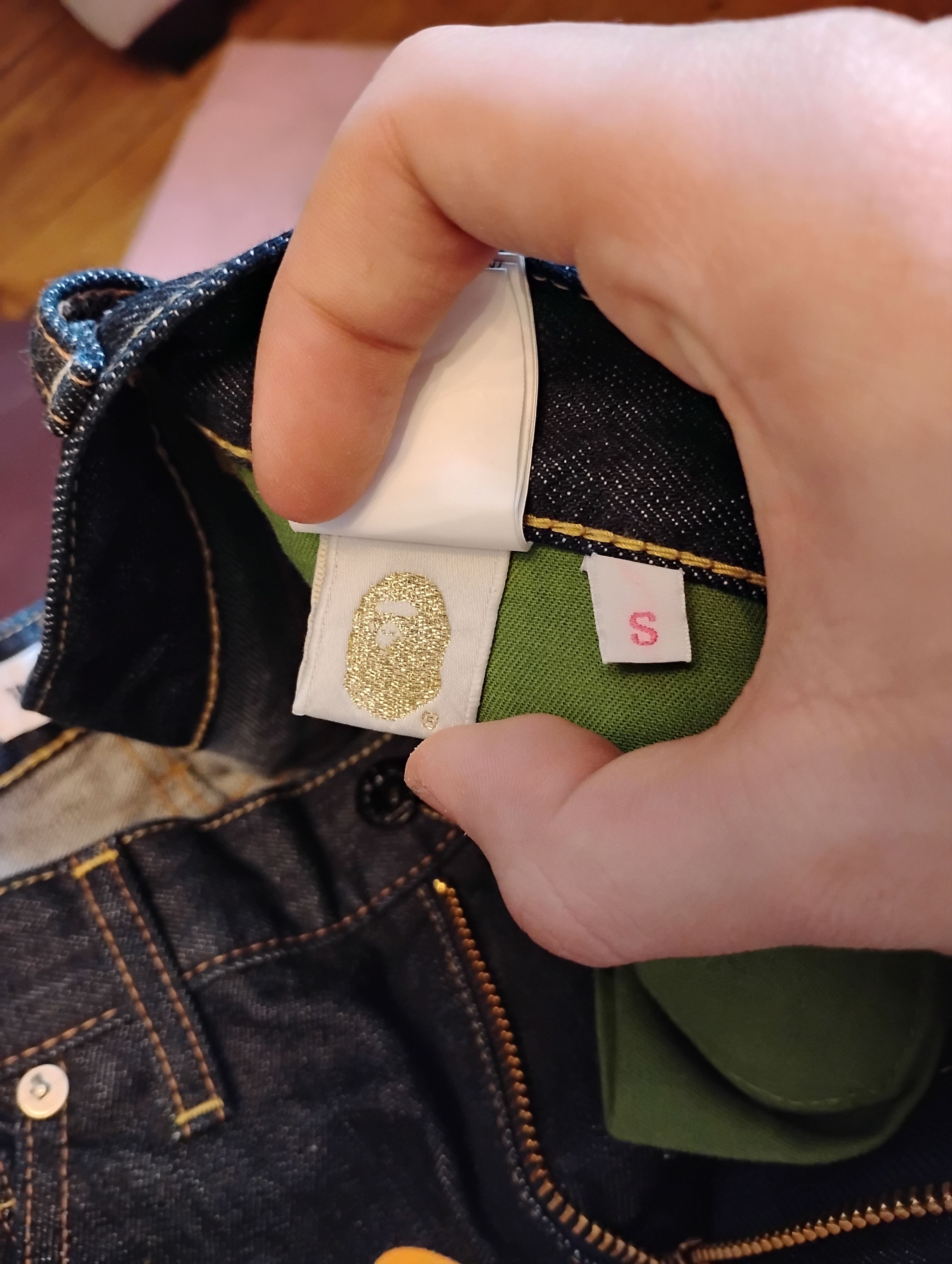 Bape Bape shark face "WGM" indigo denim Size US 31 - 7 Thumbnail