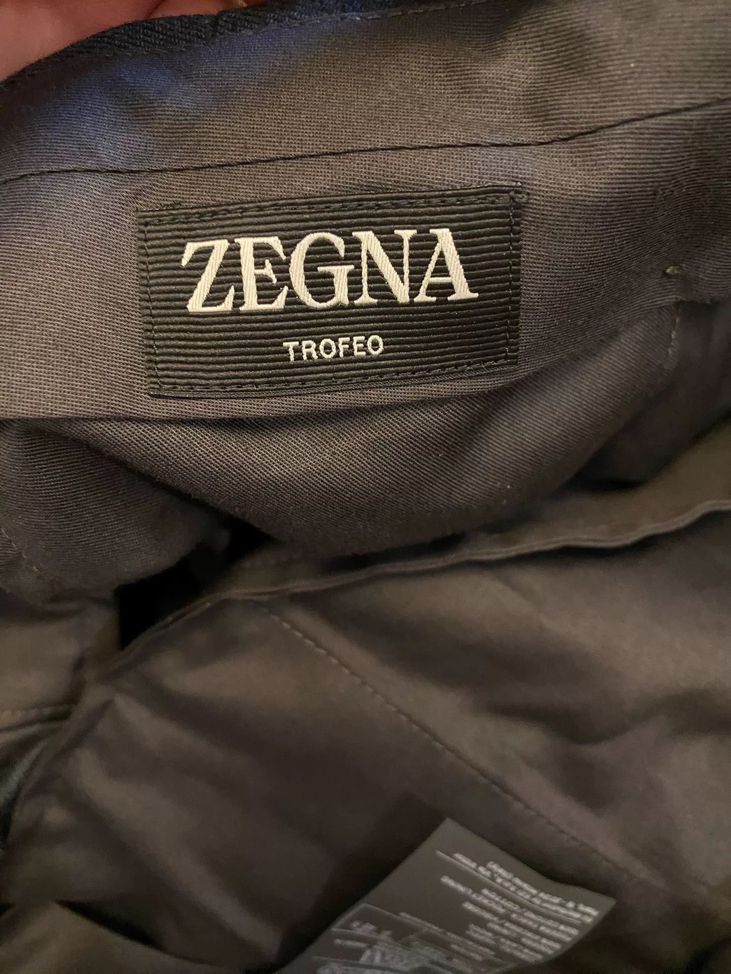Ermenegildo Zegna Zegna Dark Gray Wool Trousers Size US 32 / EU 48 - 6 Thumbnail