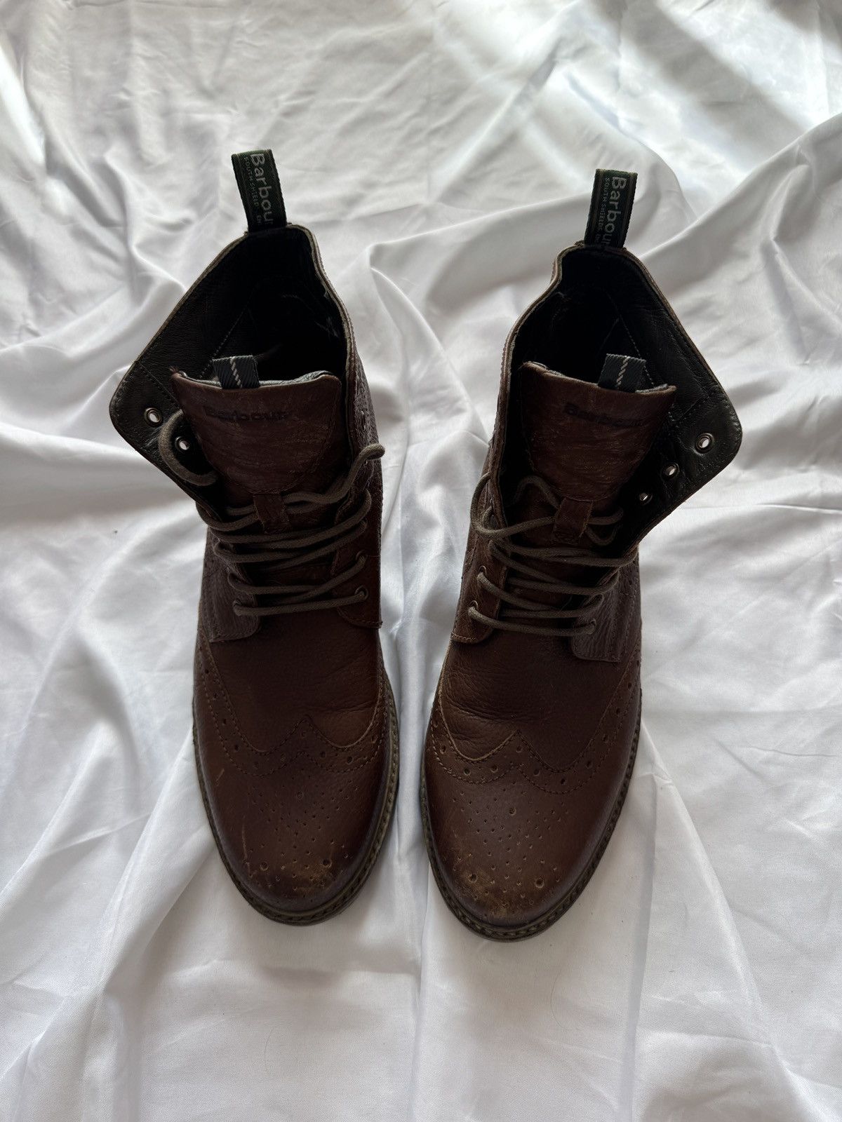 Barbour Barbour Belsay Brogue Ankle Boots Size US 11 / EU 44 - 6 Thumbnail