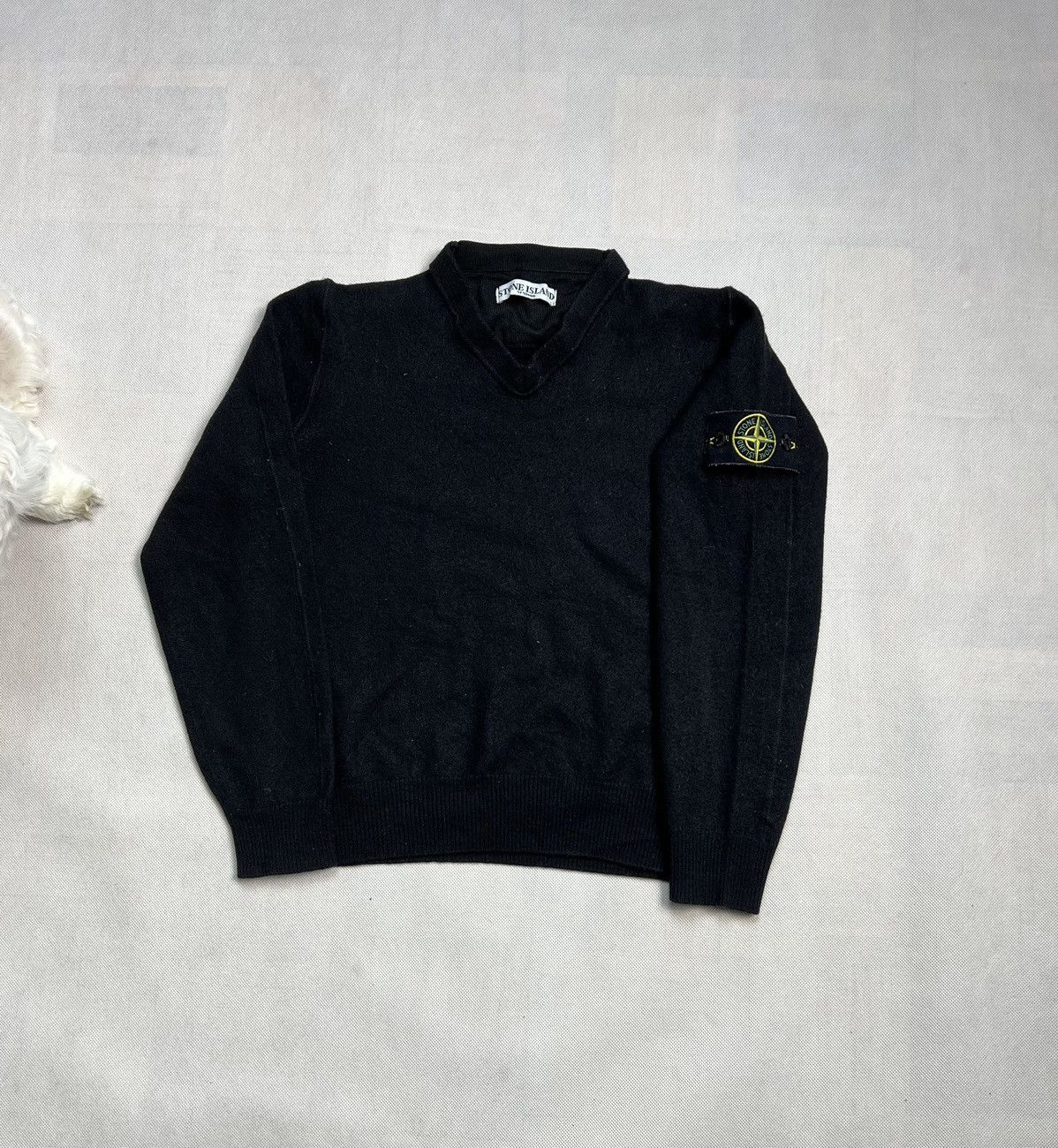 Stone Island × Vintage Sweater Stone Island Black Vintage Size XS / US 0-2 / IT 36-38 - 1 Thumbnail