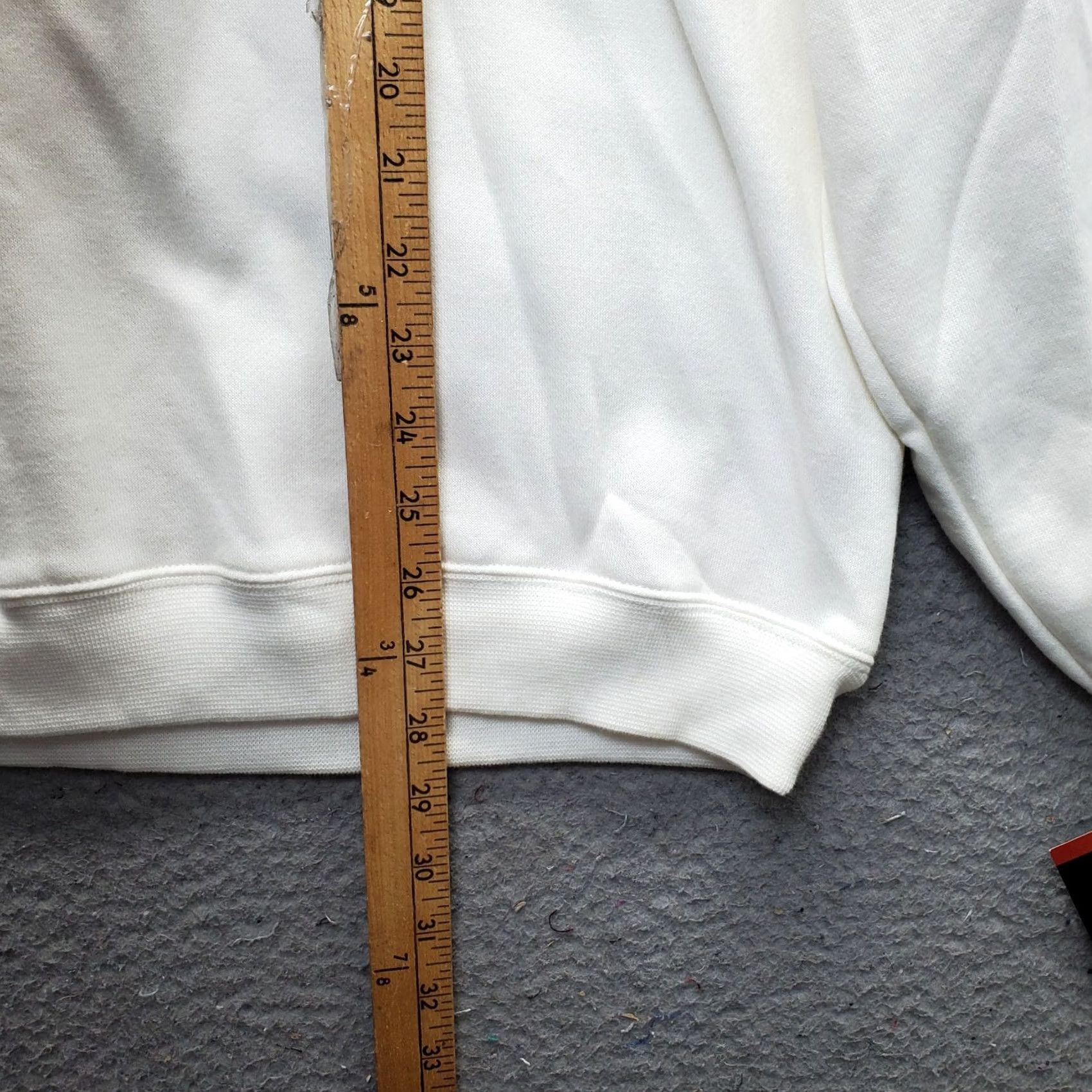 Port Authority Sport-Tek Fleece Sweatshirt Men XL White Mock Neck Quarter Zip Size US XL / EU 56 / 4 - 3 Thumbnail