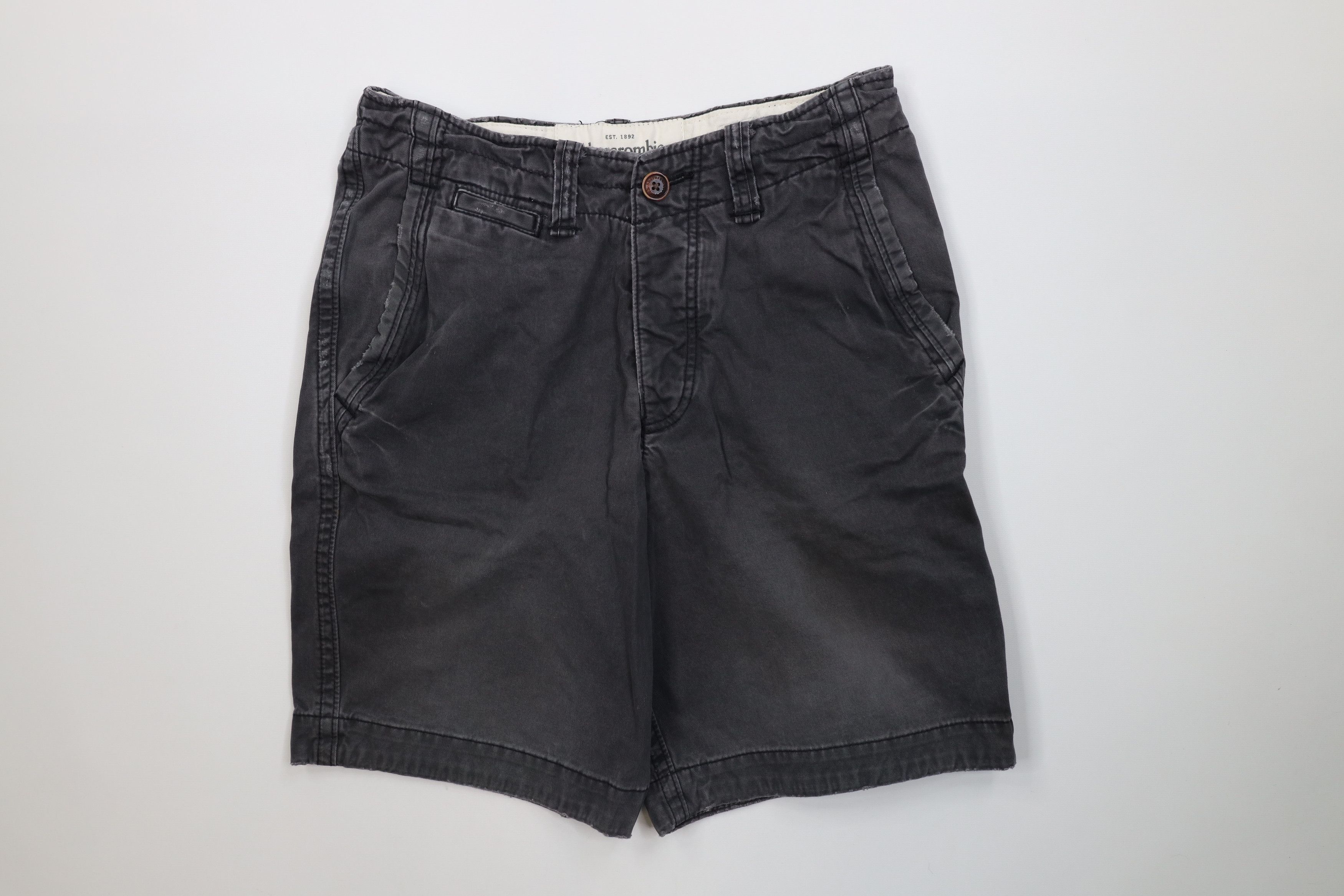 Abercrombie & Fitch Vintage 90s Y2K Abercrombie & Fitch Fly Heavyweight Shorts Size US 28 / EU 44 - 1 Thumbnail
