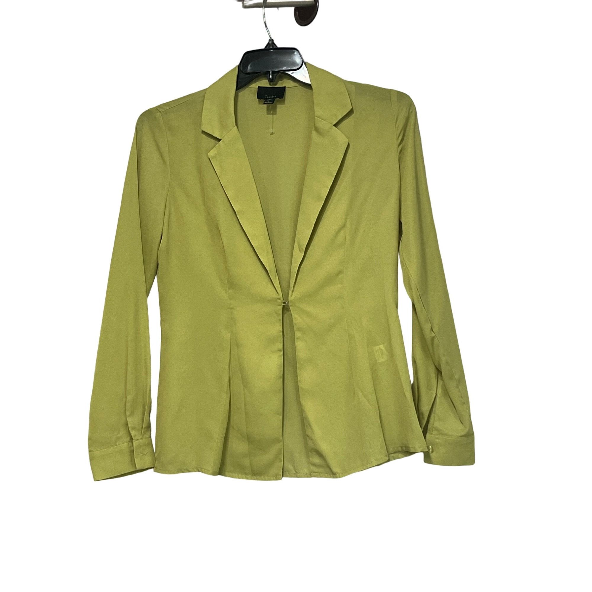 Other Lumiere Women’s Notched Collar Chiffon Top, Avocado, Sz. S Size S / US 4 / IT 40 - 9 Thumbnail