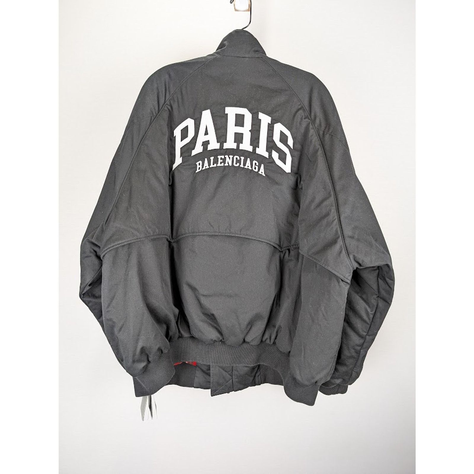 Balenciaga o1rshd1 Paris Jacket in Black Size US M / EU 48-50 / 2 - 1 Thumbnail