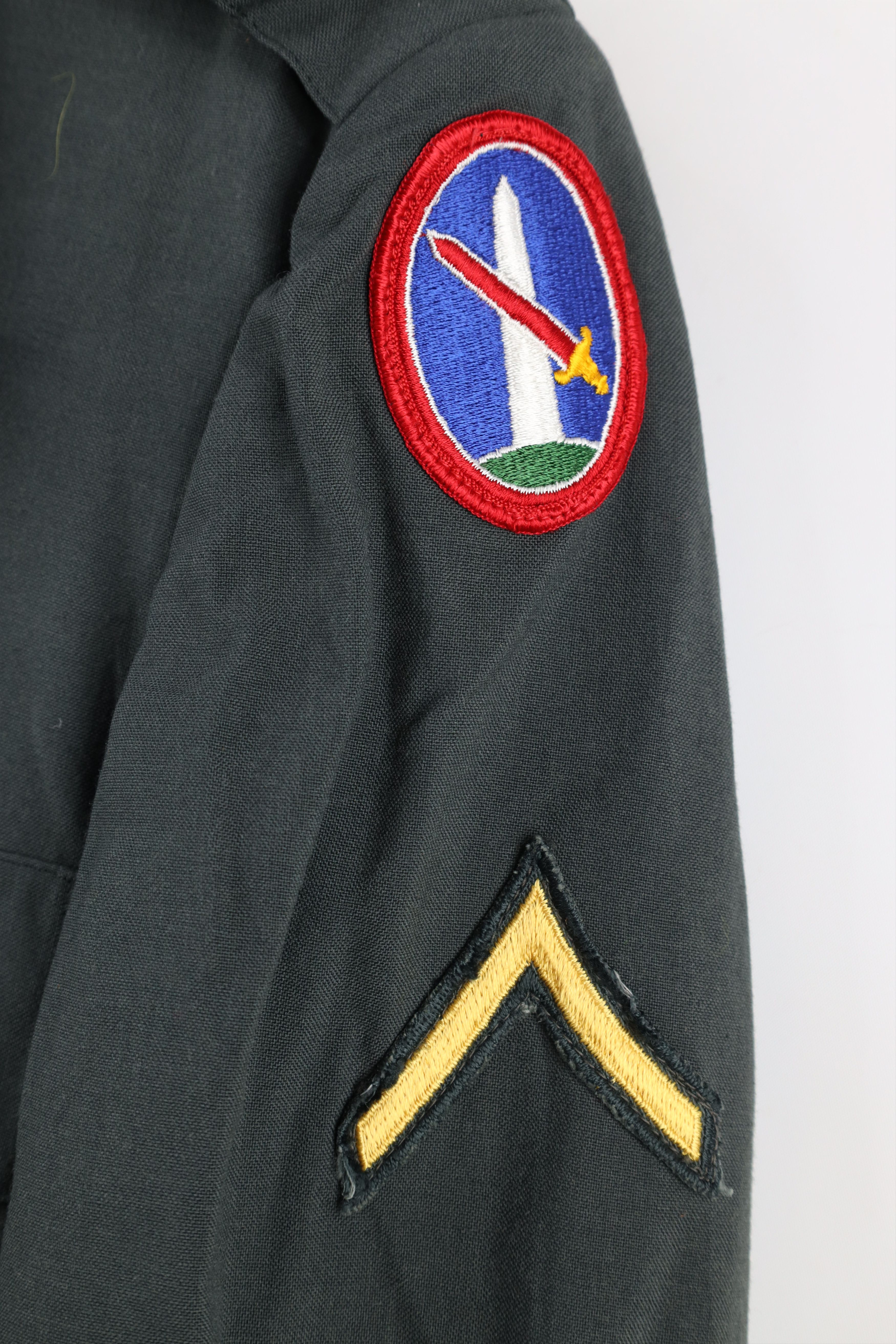 Vintage Vintage 60s Vietnam War AG-344 Class 3 Army Officer Jacket Size US XL / EU 56 / 4 - 4 Thumbnail
