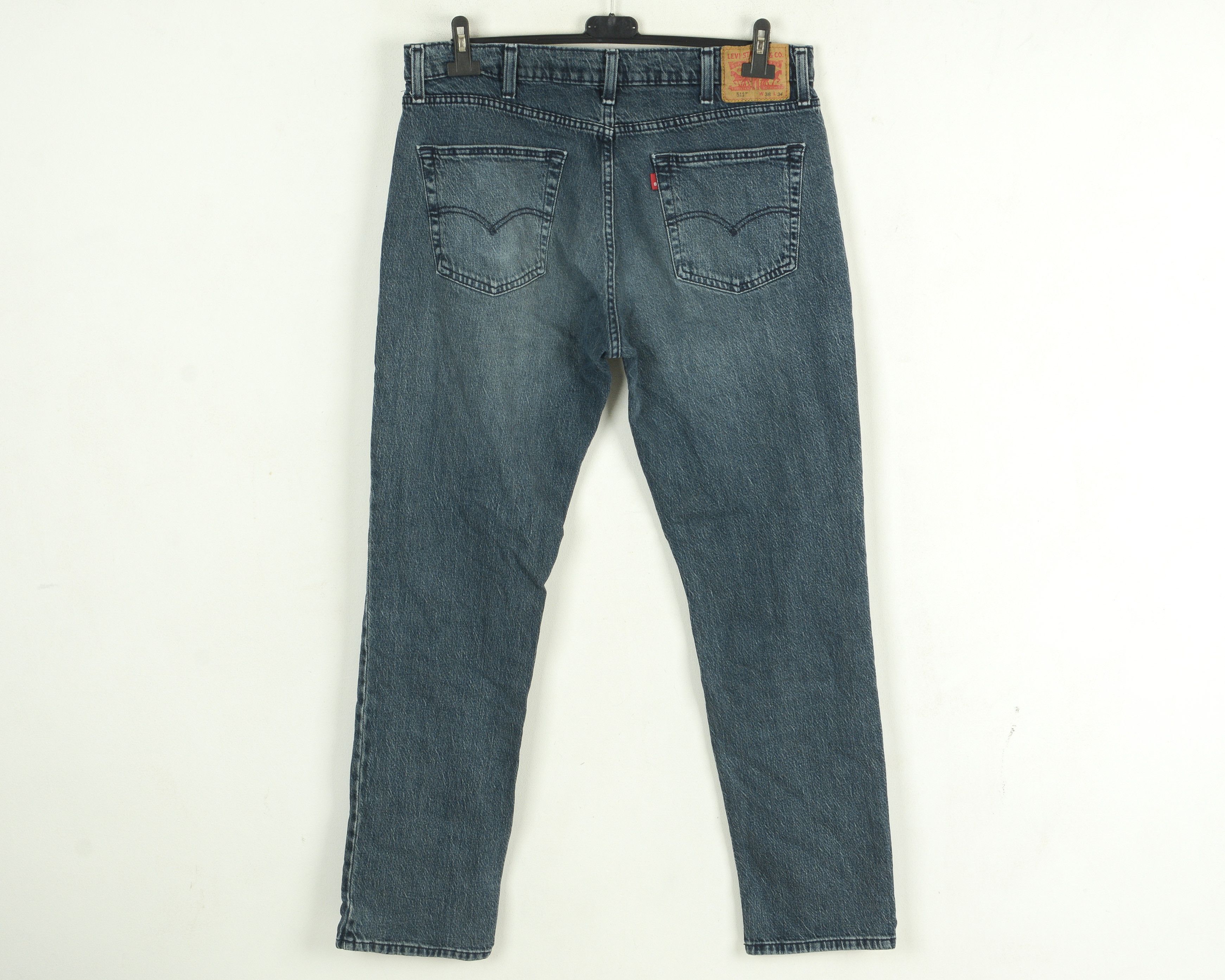 Levi's 511 W38 L34 Slim Fit Straight Leg Jeans Denim Pants Trousers Size US 38 / EU 54 - 3 Thumbnail