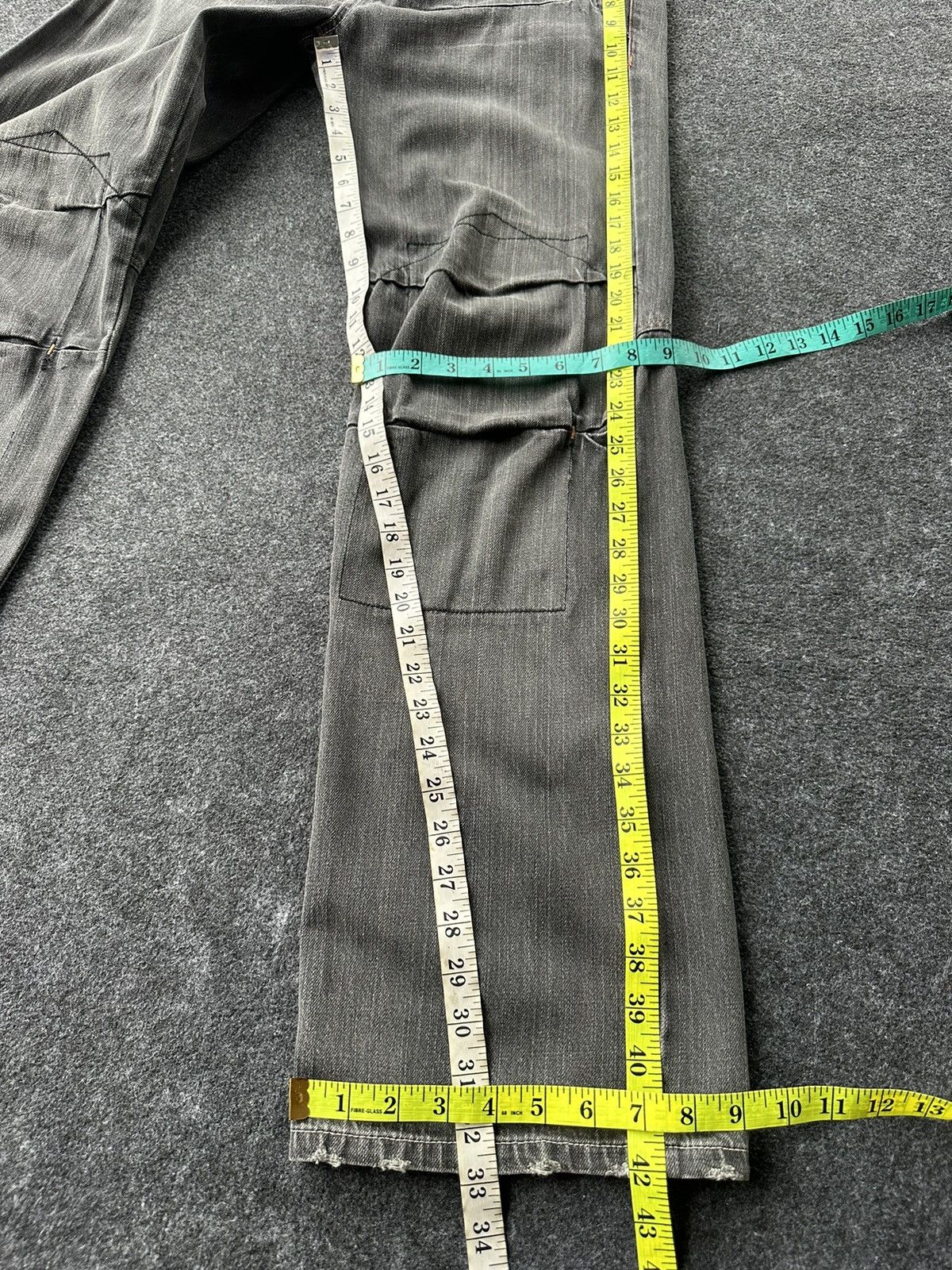 Beauty Beast × If Six Was Nine × Japanese Brand Vintage Free Gate Grey Denim D255 Size US 30 / EU 46 - 10 Thumbnail