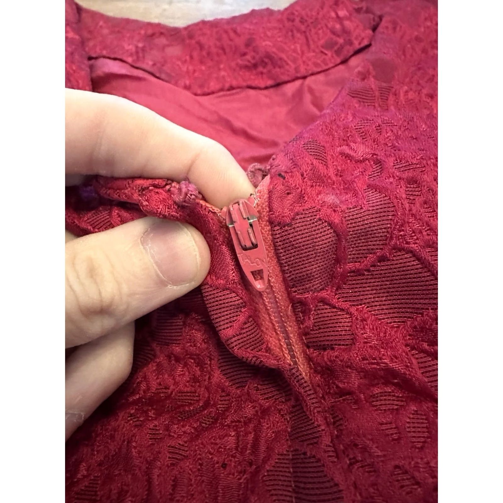 Pinko VINTAGE Elis Porter Pink Dress 60s 70s Talon See Measurements S/M Size 4XL / US 24-26 - 3 Thumbnail