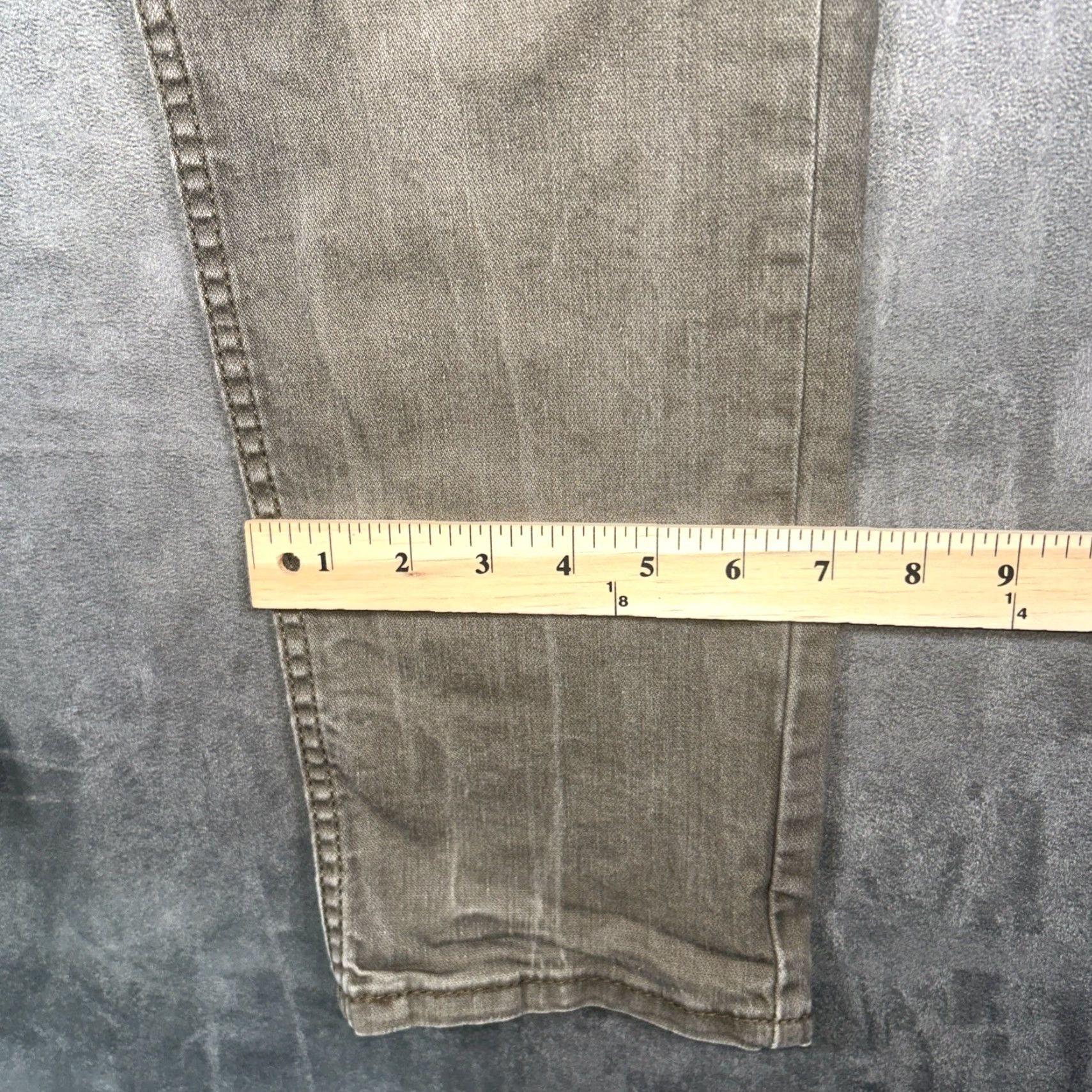 Levi's Levi's 511 Jeans Mens 32x30 Gray Cotton Stretch Denim Straight Regular Casual Pants Size US 32 / EU 48 - 5 Thumbnail