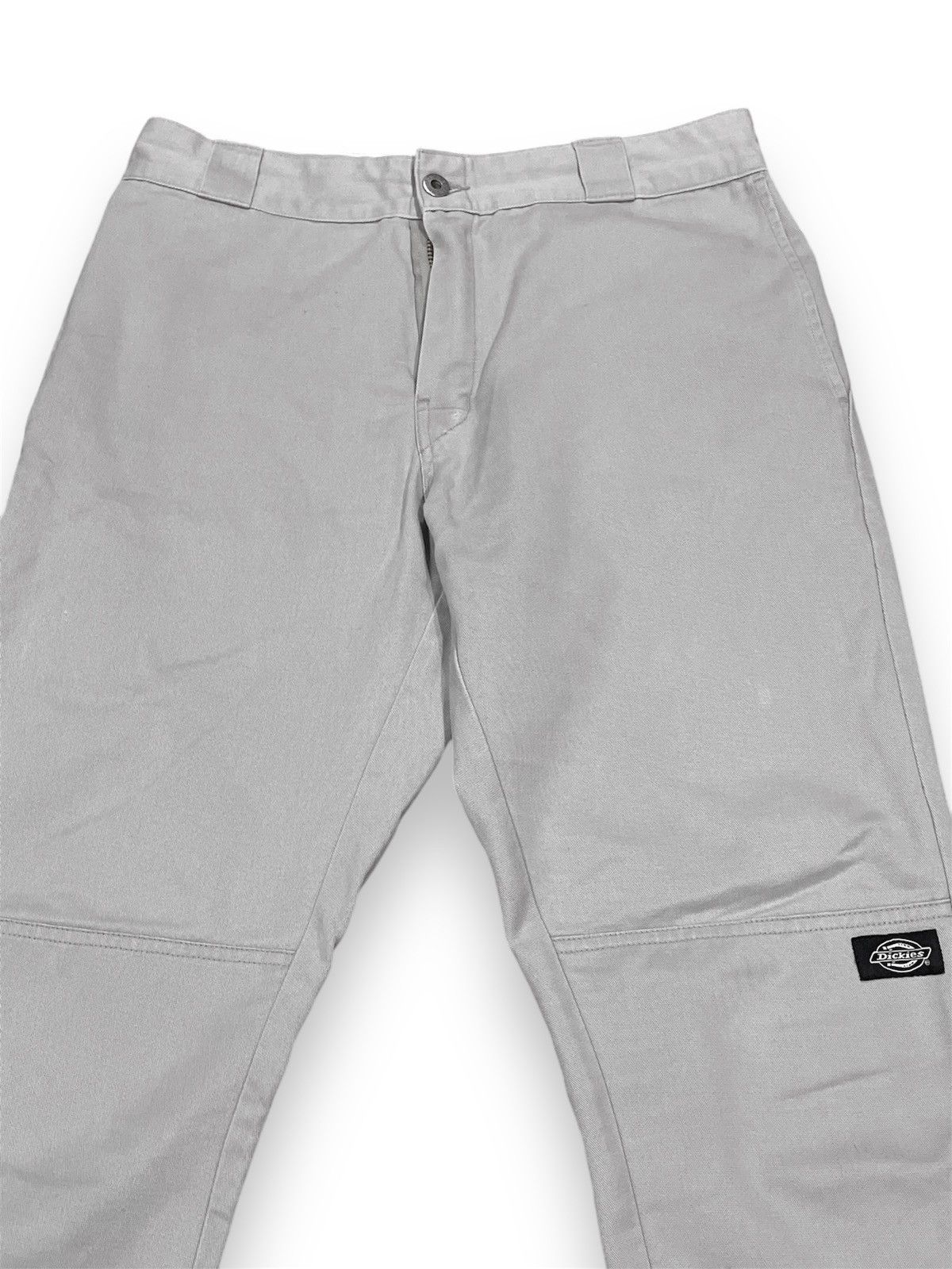 Dickies × Vintage DICKIES 811 SKINNY STRAIGHT DOUBLE KNEE WORK PANT - SILVER Size US 30 / EU 46 - 3 Thumbnail