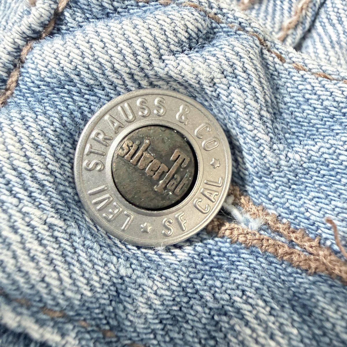 Levi's Vintage Clothing 90’s Silvertab Super Baggy Jeans Size US 38 / EU 54 - 7 Thumbnail