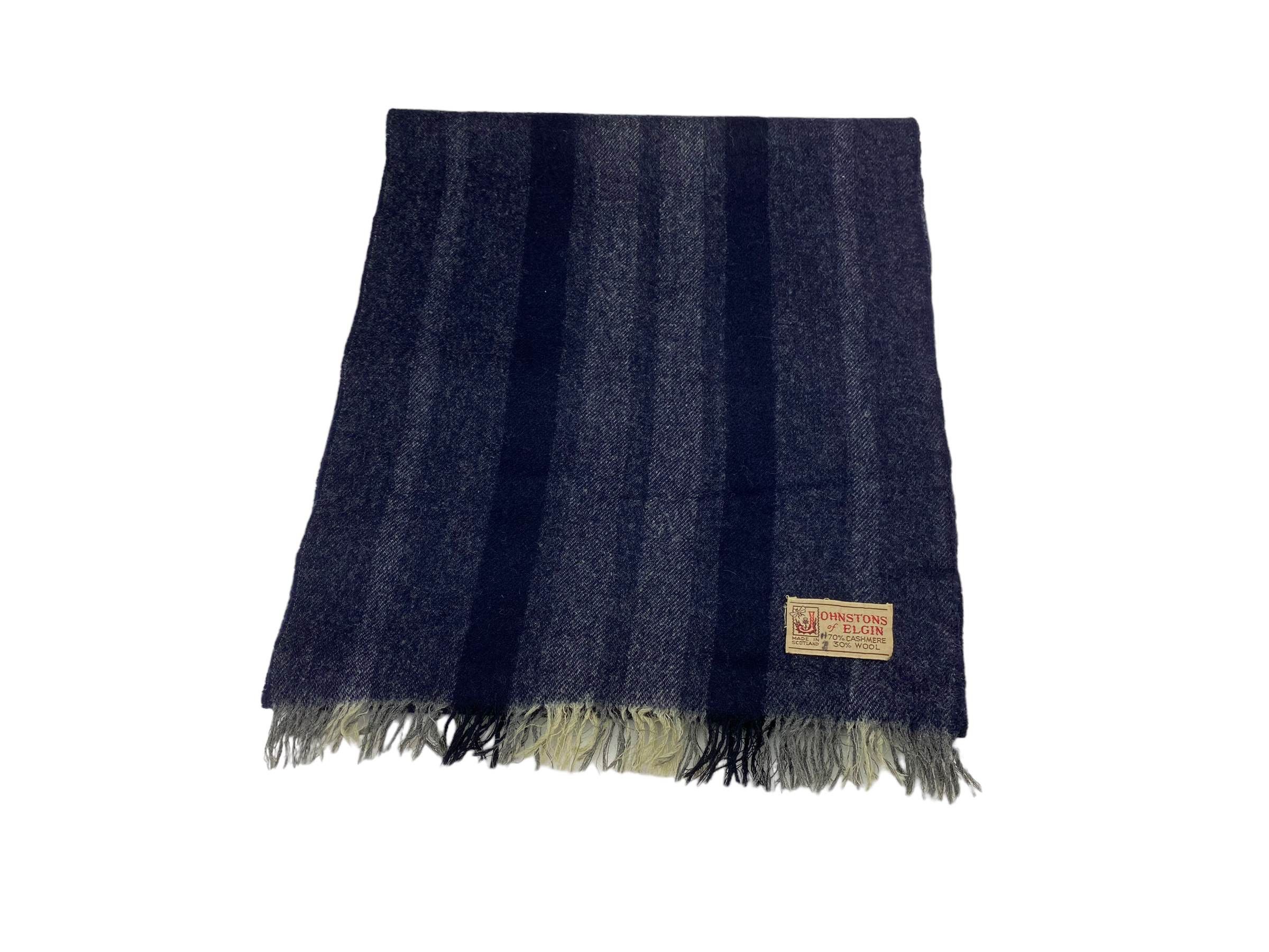Johnstons Of Elgin JohnstonVintage Daks London Wool Scarf -Striped England Made Size ONE SIZE - 7 Thumbnail