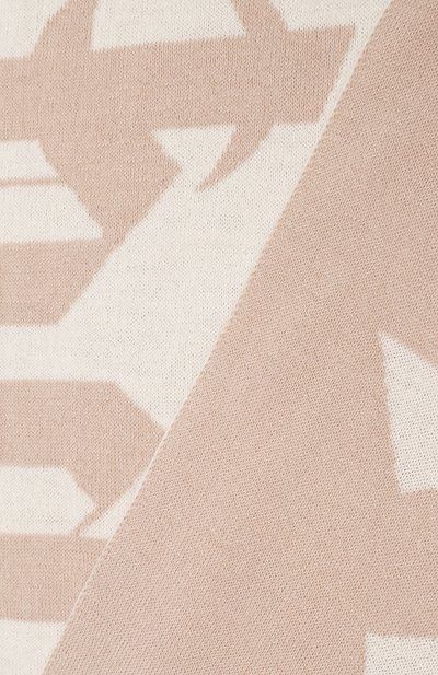 Palm Angels o1y1125 Size : OS / Logo Scarf in Blush/White Size ONE SIZE - 3 Thumbnail